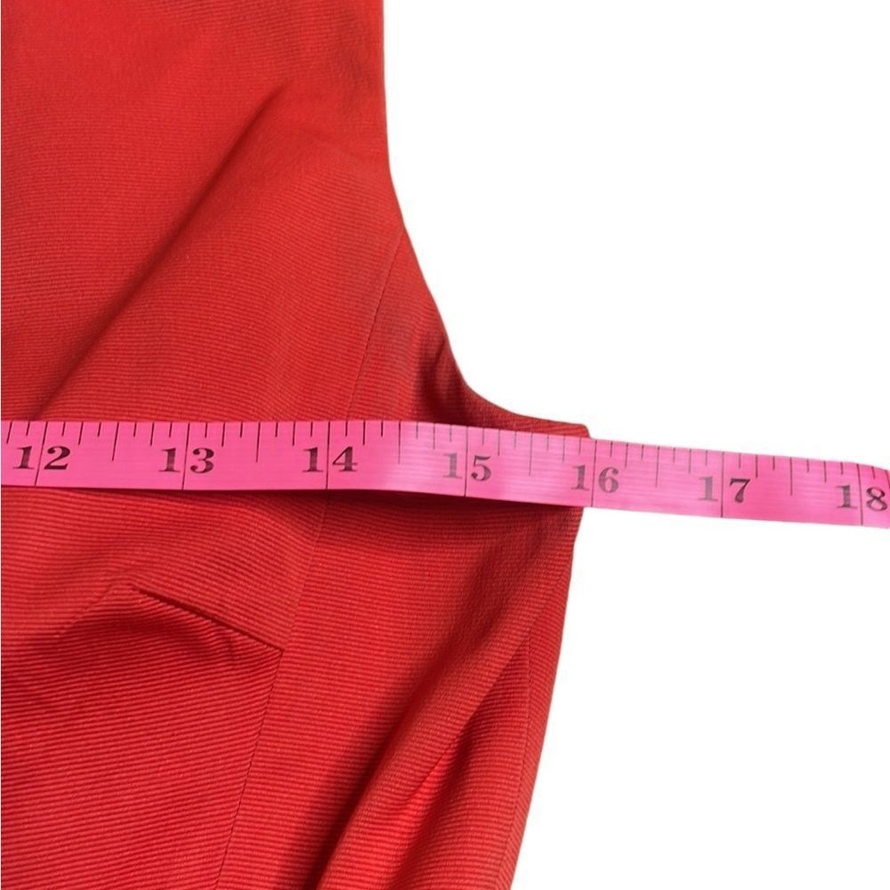 Max Mara MaxMara Red Pleated Open Back Sleeveless Mini Dress Size 8 Size M / US 6-8 / IT 42-44 - 11 Thumbnail