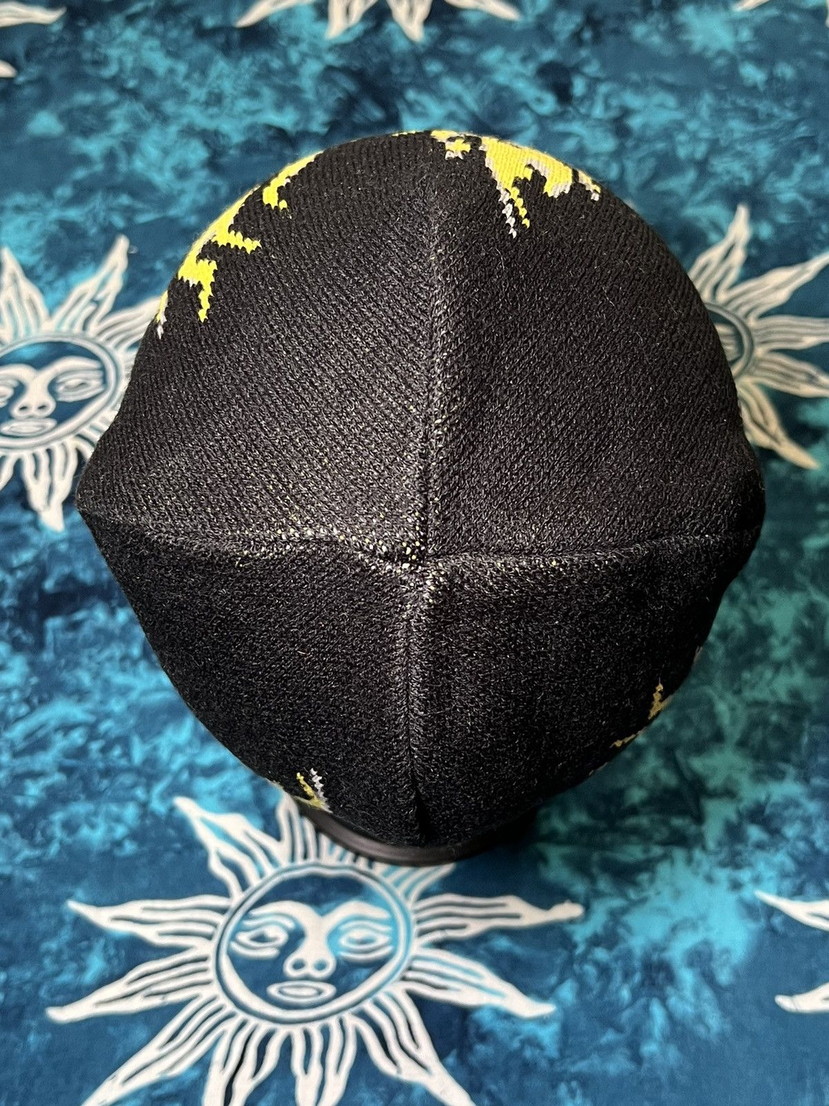 Vintage 🔥Flame/Fire Hat Y2K Bula Hellfire Skate Beanie Knitted🔥 Size ONE SIZE - 15 Thumbnail