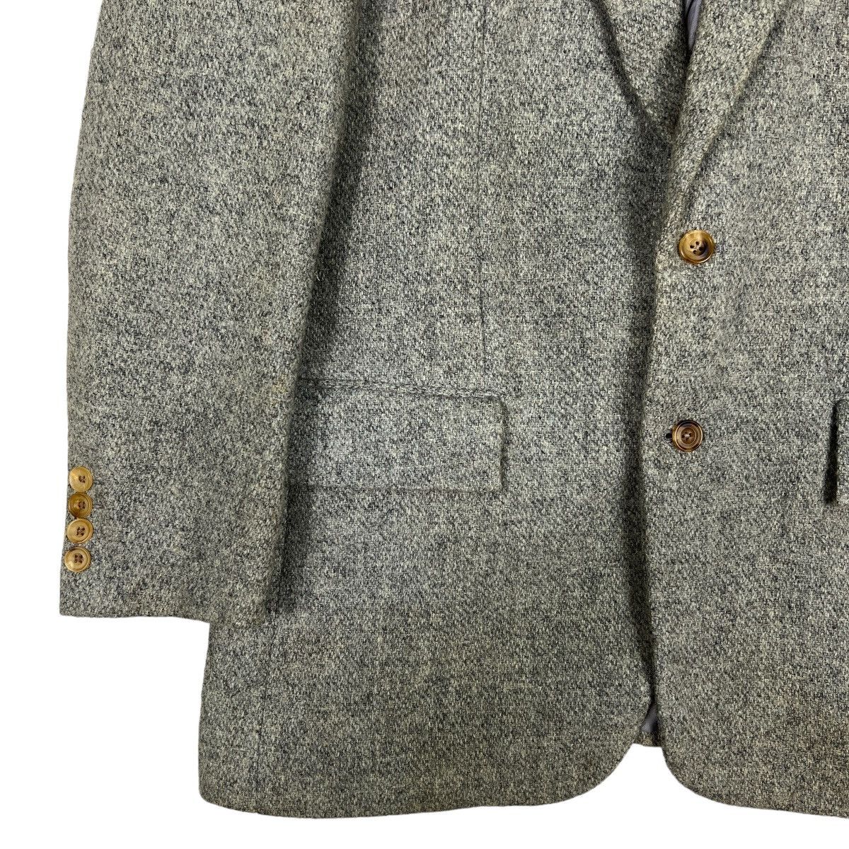 Harris Tweed 🔥 HARRIS TWEED X KENT WOOL COAT JACKET Size US L / EU 52-54 / 3 - 6 Thumbnail