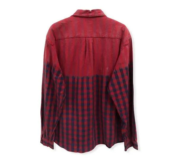 Japanese Brand Japanese Brand Slow Side Plaid Tartan Flannel Shirt 👕 Size US L / EU 52-54 / 3 - 5 Thumbnail