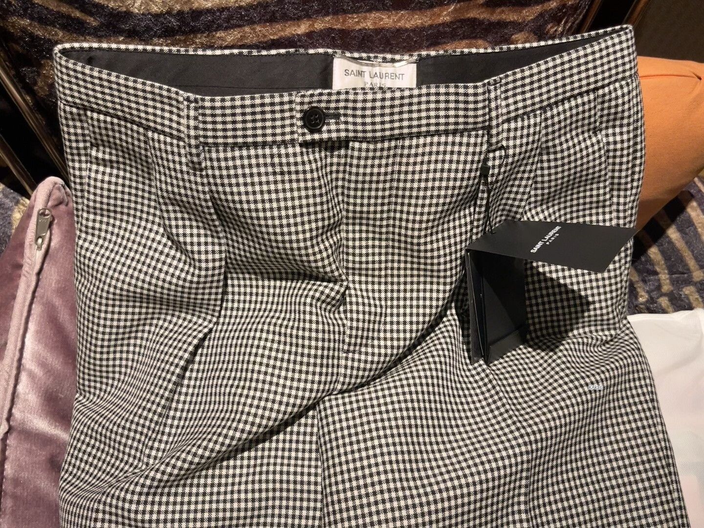 Saint Laurent Paris Saint Laurent Houndstooth Blazer Size US M / EU 48-50 / 2 - 9 Thumbnail