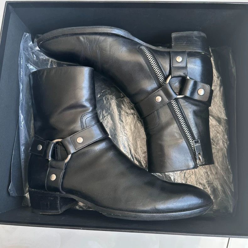 Saint Laurent Paris Saint Laurent Paris 13fw single link boots Size US 7 / EU 40 - 7 Thumbnail