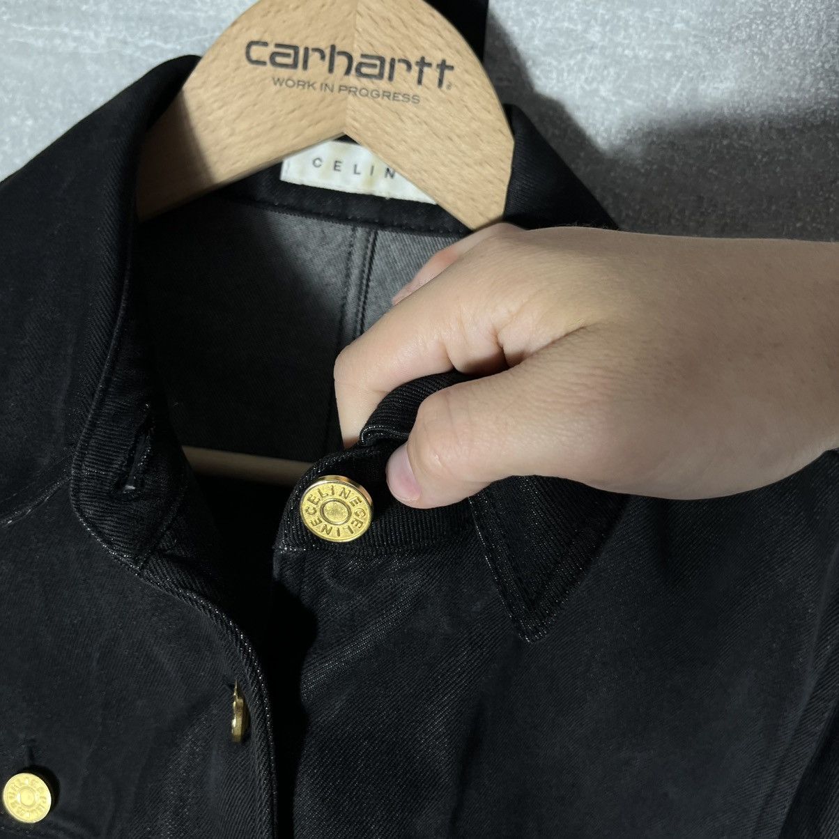 Celine CELINE PARIS PHOEBE PHILO SILK COTTON DENIM TRUCKER JACKET Size US S / EU 44-46 / 1 - 11 Thumbnail