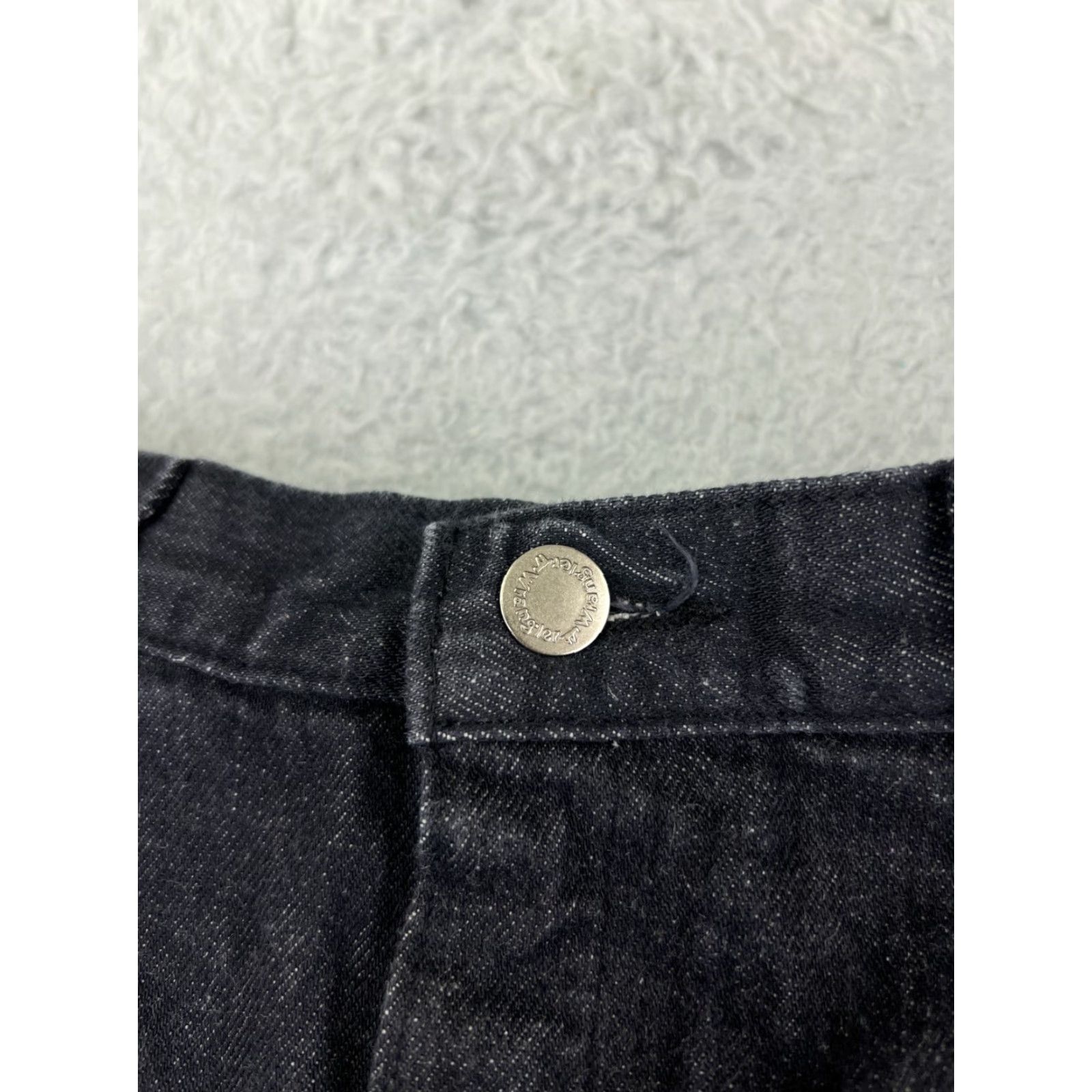 Wrangler VINTAGE Wrangler Jeans Women 12 Black Denim Cotton Blend Stretch 5-Pocket Design Wrangler Size 34" / US 12 / IT 48 - 7 Thumbnail