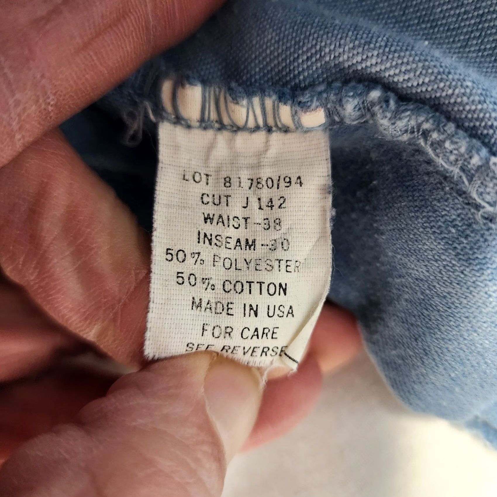 Vintage VINTAGE Sport-a-bouts Bermuda Denim Shorts 36 8in Blue Distressed USA Mens Size US 36 / EU 52 - 5 Thumbnail