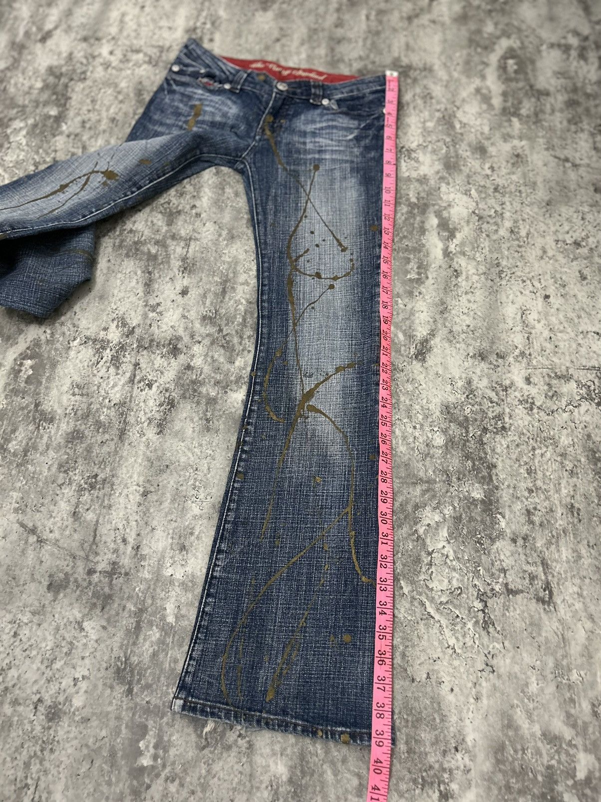 If Six Was Nine × Japanese Brand × Le Grande Bleu (L.G.B.) Vintage Orignal Jeans Distressed Flare Pans Size US 30 / EU 46 - 21 Thumbnail
