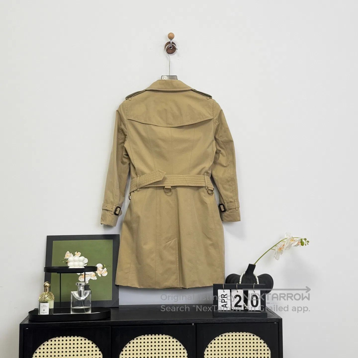 Burberry Burberry Khaki Windbreaker Jacket| Size XS / US 0-2 / IT 36-38 - 4 Thumbnail