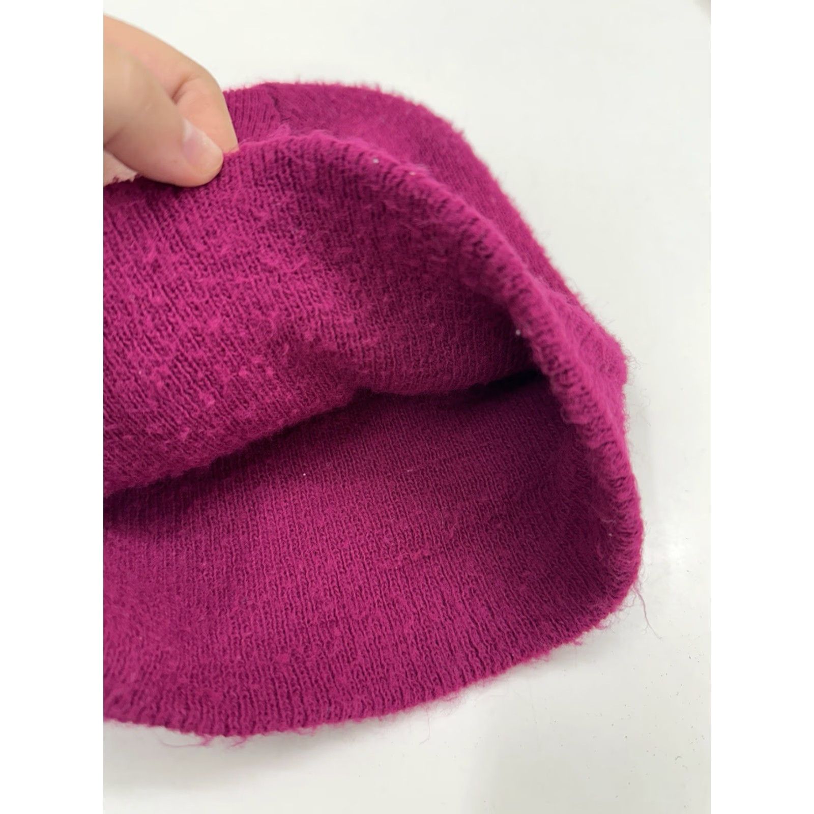 Pinko Unbranded Womens Beanie Hat Pink Knit Pull On Beanie Knit Casual Outdoor Winter Knit Beanie Womens Size One Size Pink Beanie Size ONE SIZE - 2 Thumbnail