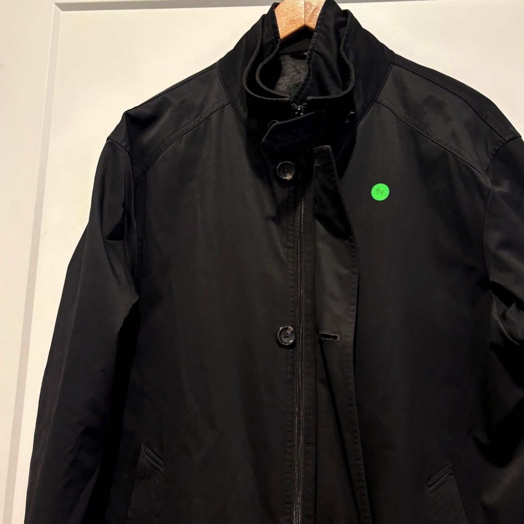Ralph Lauren Lauren Ralph Lauren Mens Black Full Zip Trench Coat Jacket 40R Coat Size US XXS / EU 40 - 7 Thumbnail