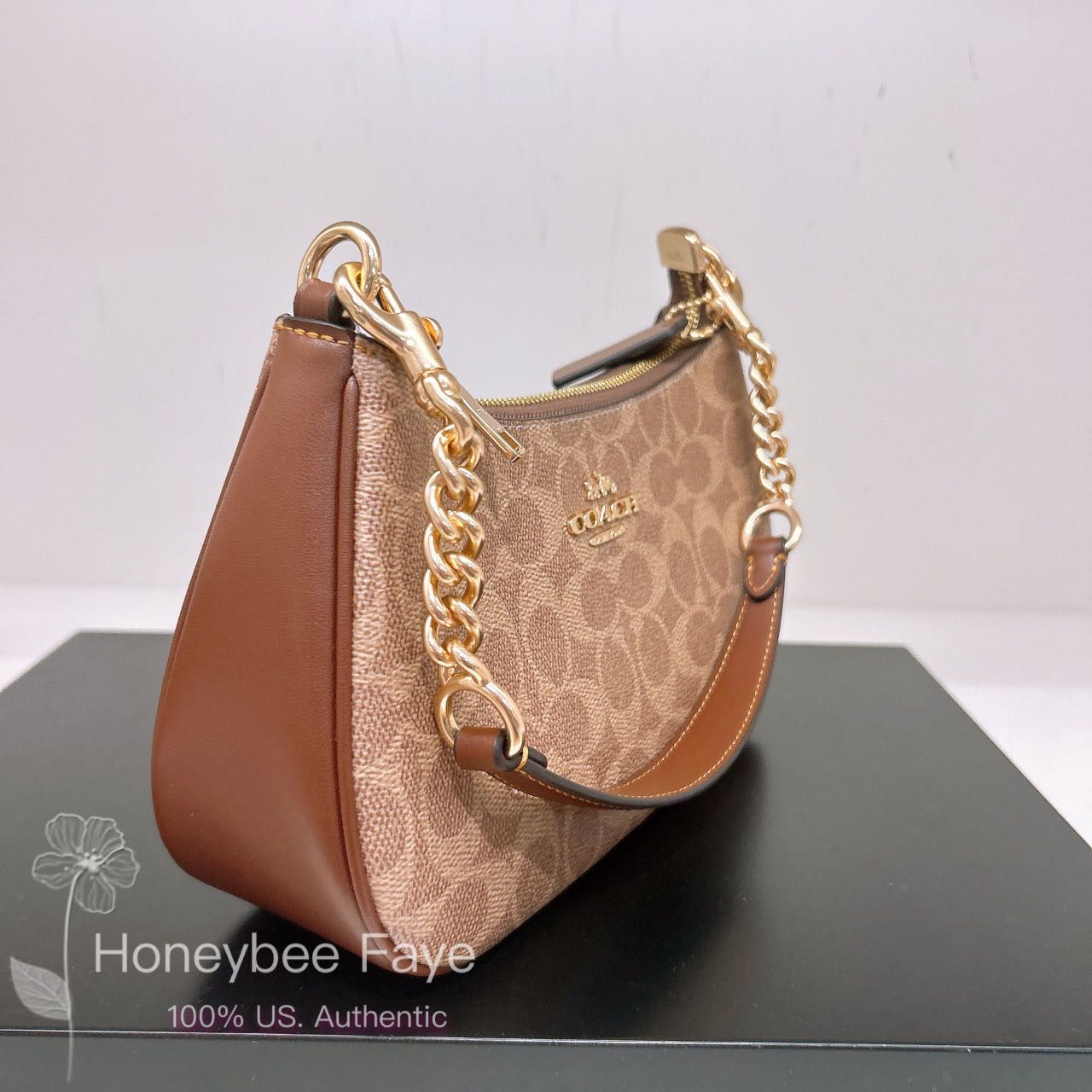 Coach Teri Shoulder Bag In Signature Canvas CV933 Size ONE SIZE - 3 Thumbnail