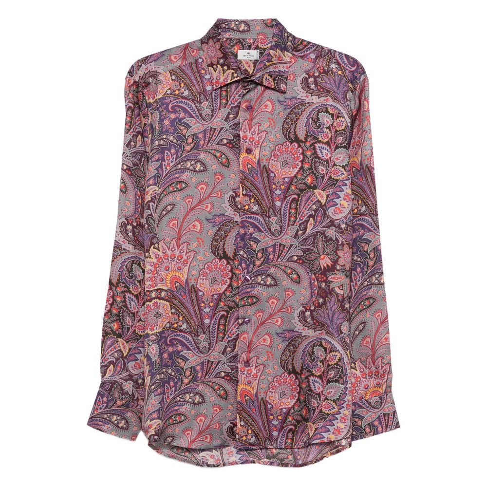 Etro Etro PURPLE Shirts Size US M / EU 48-50 / 2 - 1 Thumbnail