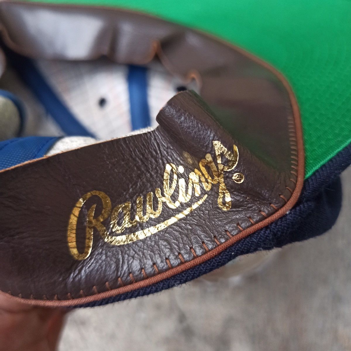 Asics × Hat Club × Vintage Sick.. initial M fitted hat with leather inner Size ONE SIZE - 13 Thumbnail