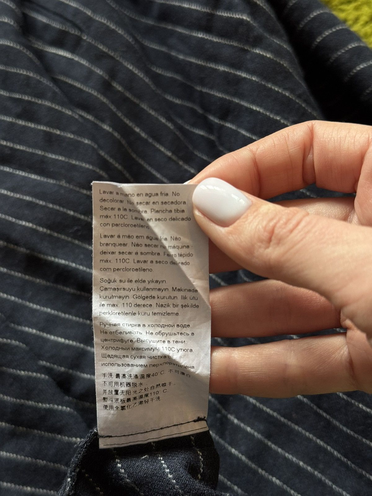 Designer × Marina Rinaldi Marina Rinaldi wool blend striped skirt Size 34" / US 12 / IT 48 - 5 Thumbnail