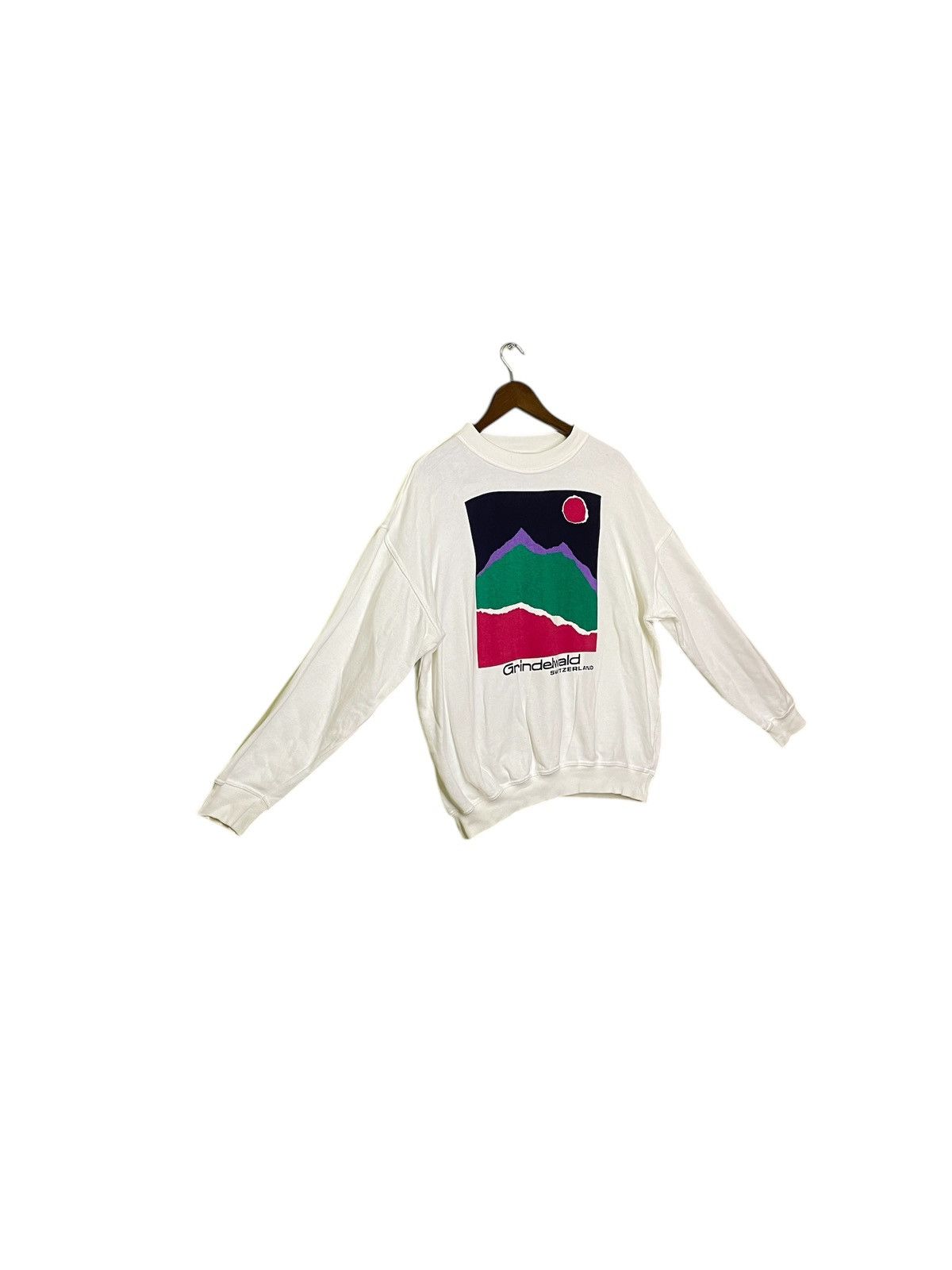 Other GRINDELWALD SWITZERLAND big logo printed crewneck sweatshirt Size US L / EU 52-54 / 3 - 3 Thumbnail