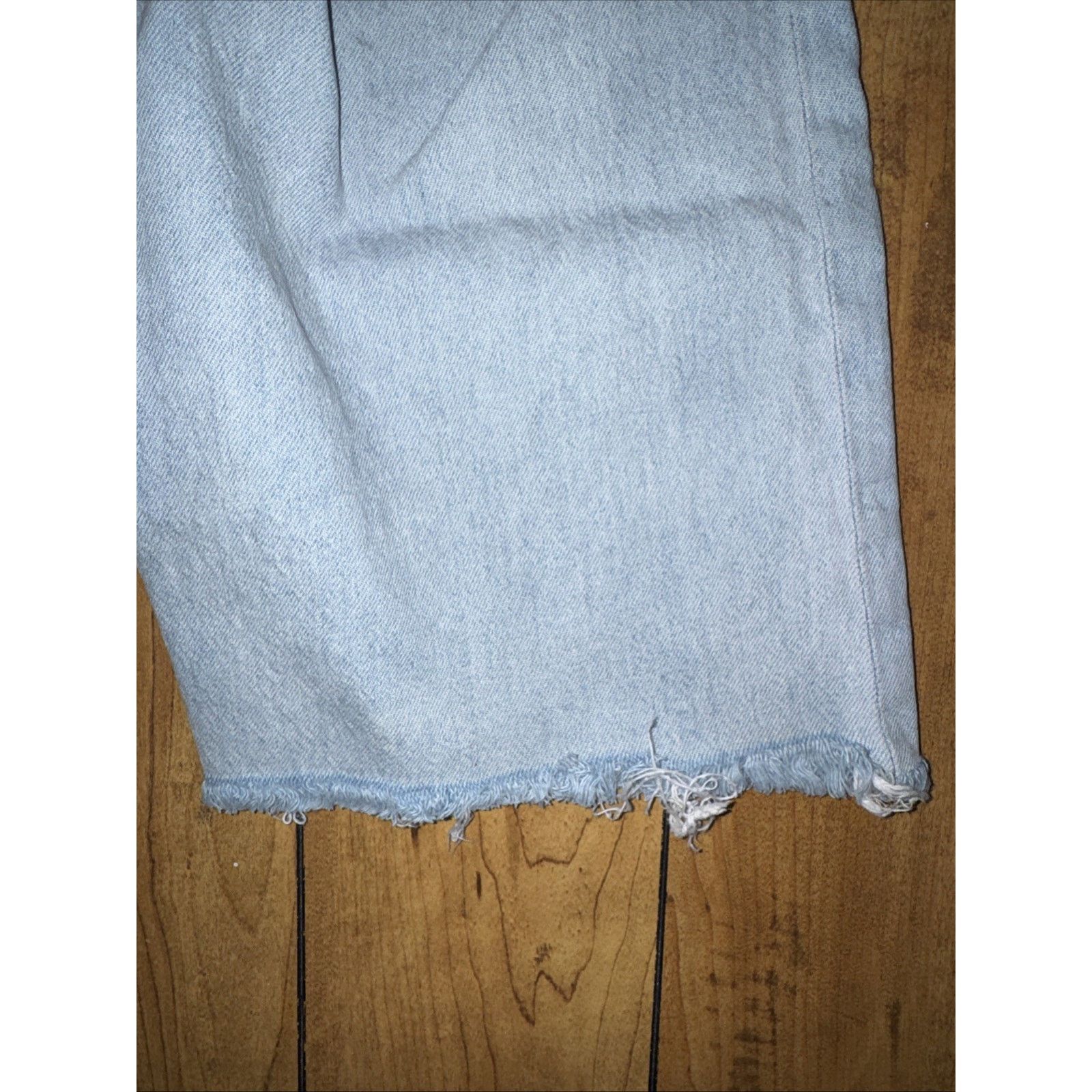 H&M Women’s H&M Ripped Baggy Jeans Light Blue Size 6 28x29 Y2K Size 28" / US 6 / IT 42 - 3 Thumbnail