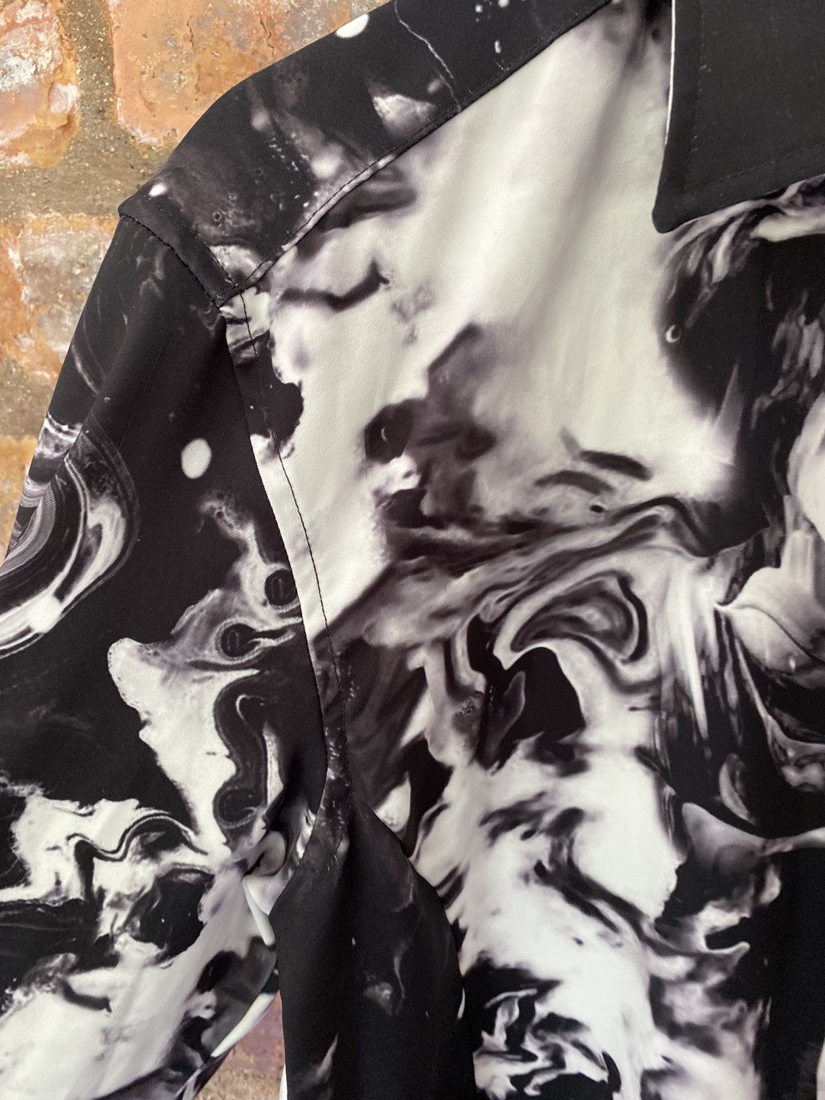 Shellac 2000s Shellac x Semantic Design Marble Galaxy long shirt Size US L / EU 52-54 / 3 - 8 Thumbnail