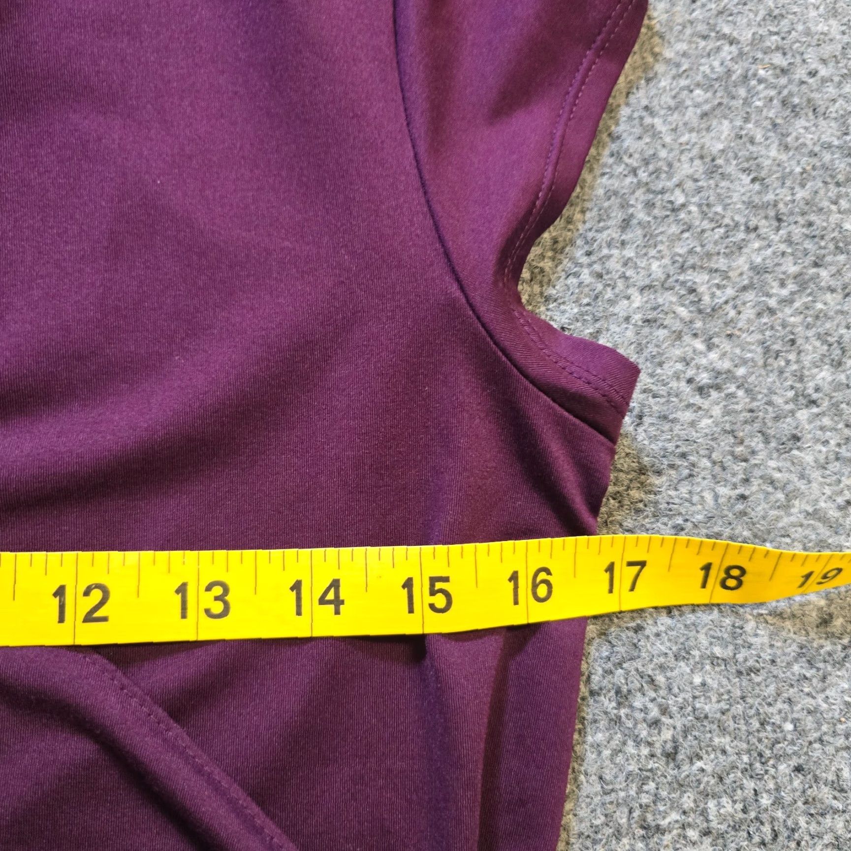 Athleta Athleta Dress Womens Size Small Petite Purple Faux Wrap Stretch V-Neck Casual Size S / US 4 / IT 40 - 6 Thumbnail