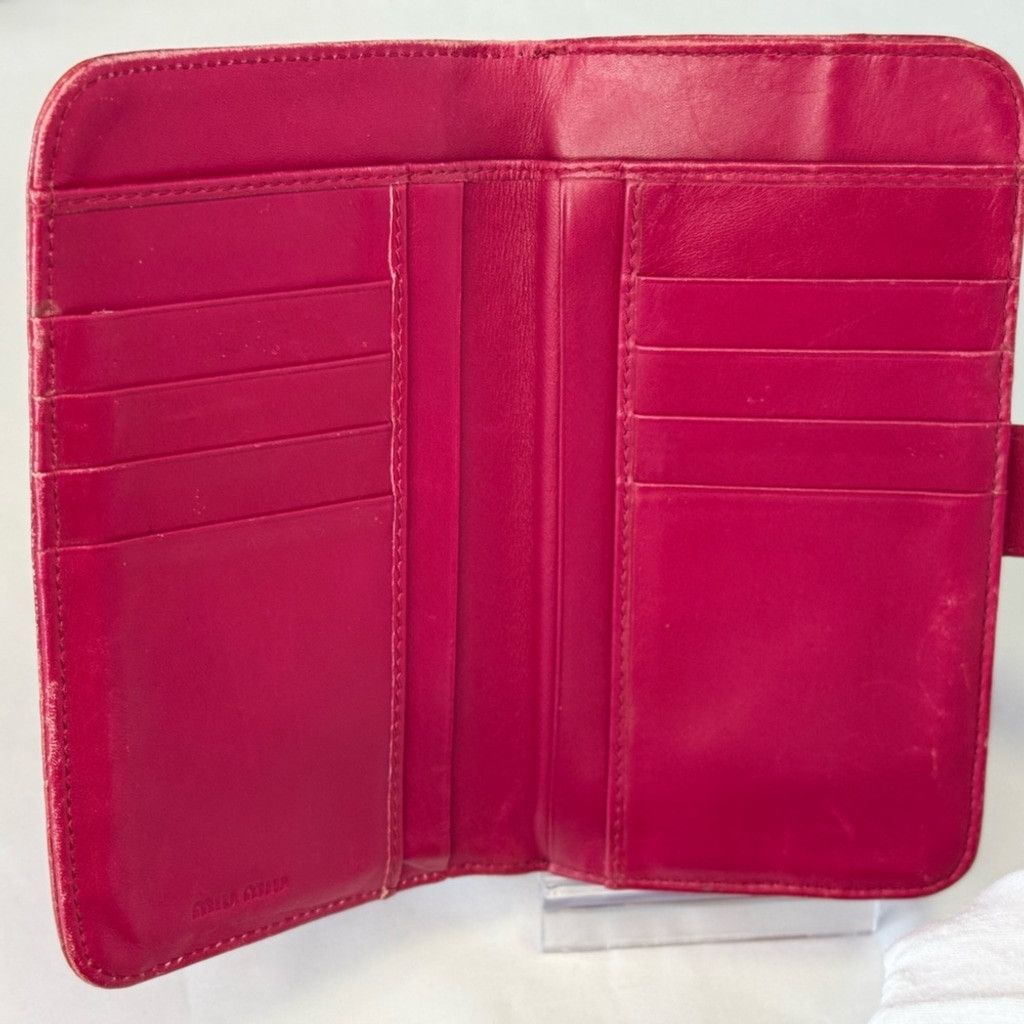 Miu Miu Miu Miu Croc Embossed Kisslock Wallet Size ONE SIZE - 5 Thumbnail