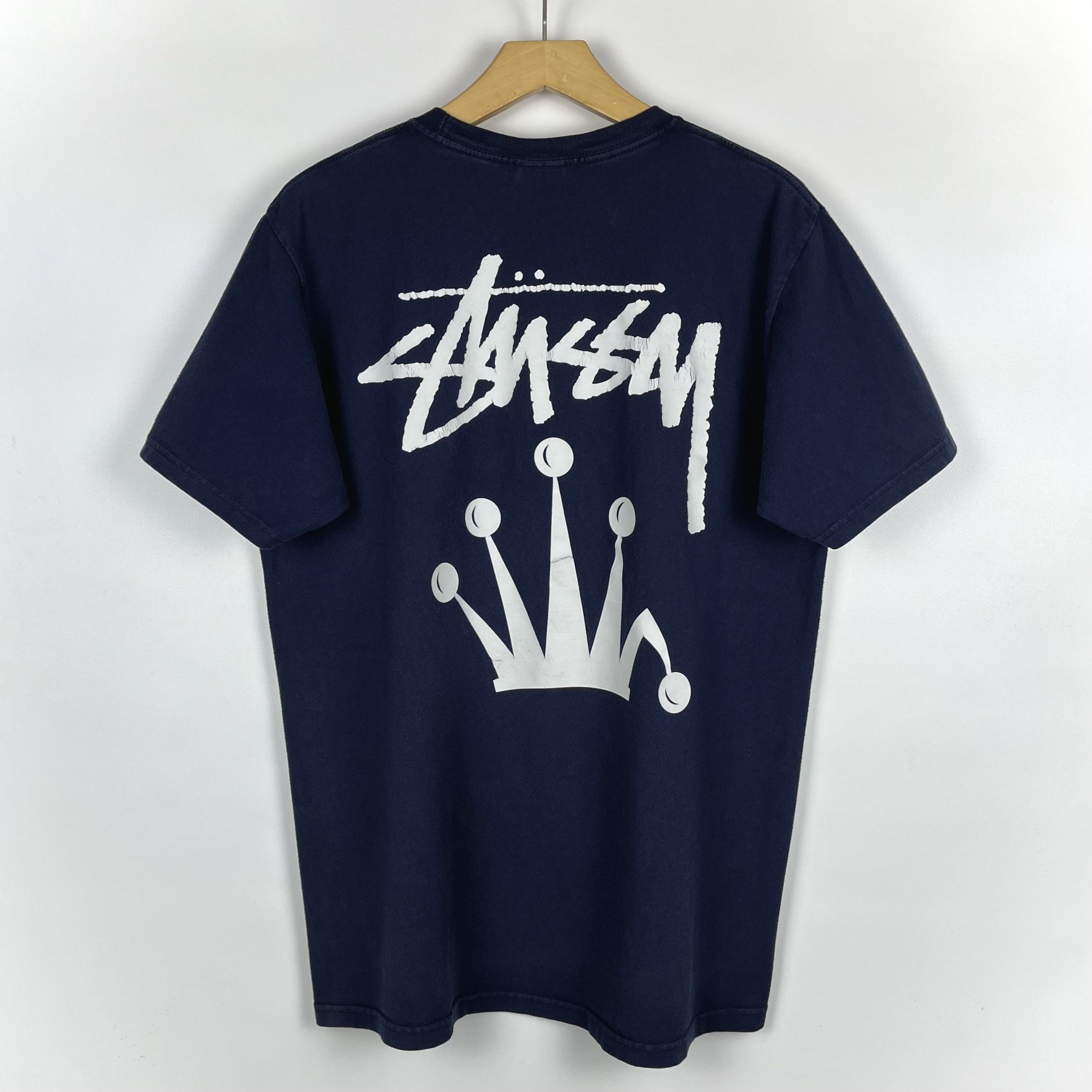 Stussy × Vintage Vintage Stussy Crown Logo Rhinestone (Swarovski
