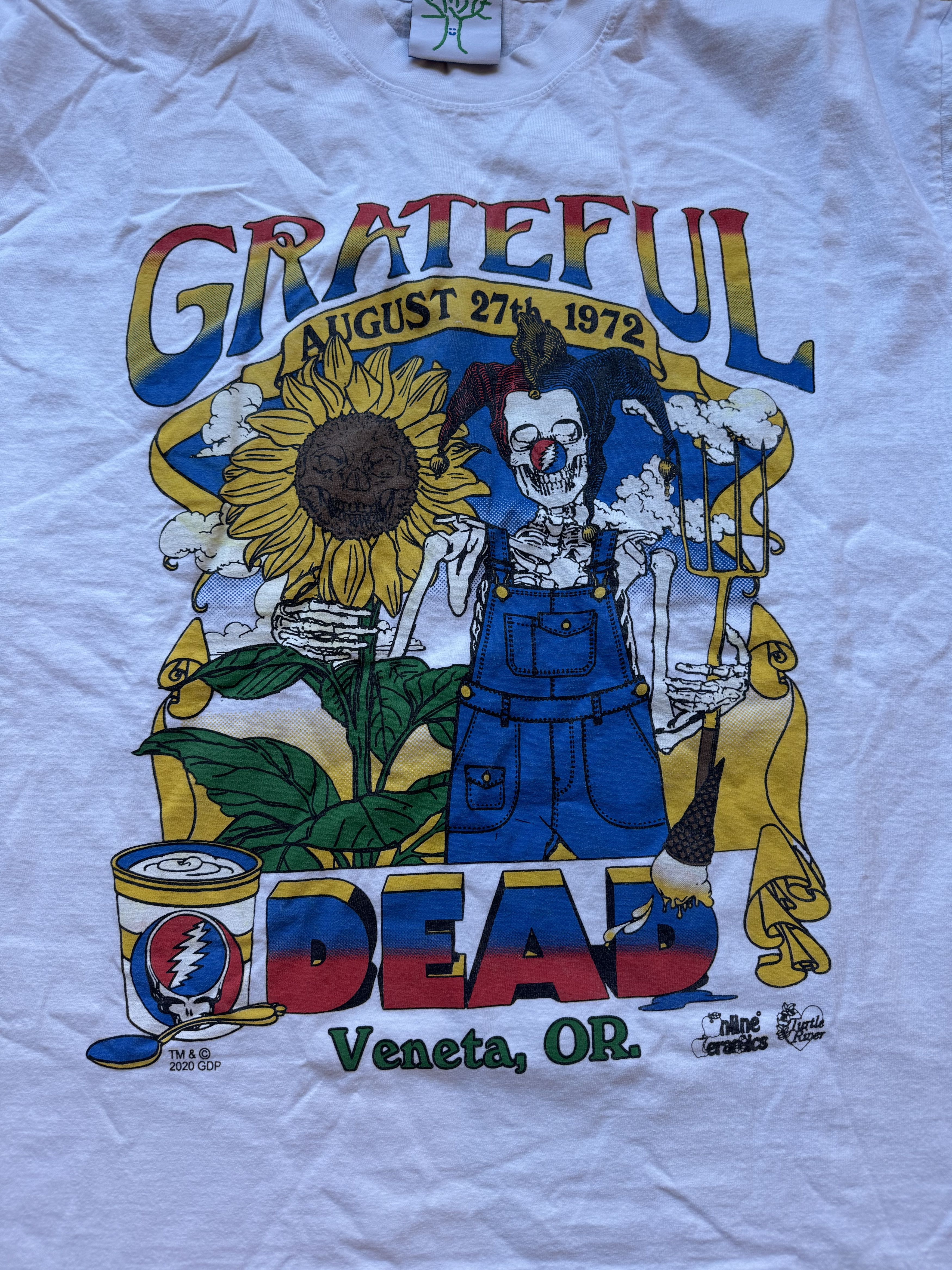 Online Ceramics The Grateful Dead Veneta, OR. Shirt Size US XL / EU 56 / 4 - 2 Thumbnail