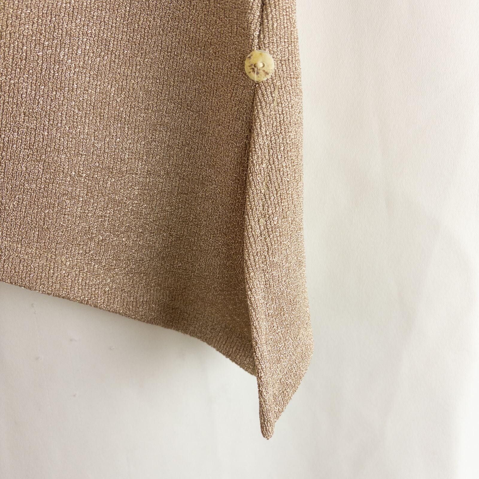Other Maria Gabrielle Vintage Gold Cardigan Top Womens Medium Size M / US 6-8 / IT 42-44 - 7 Thumbnail