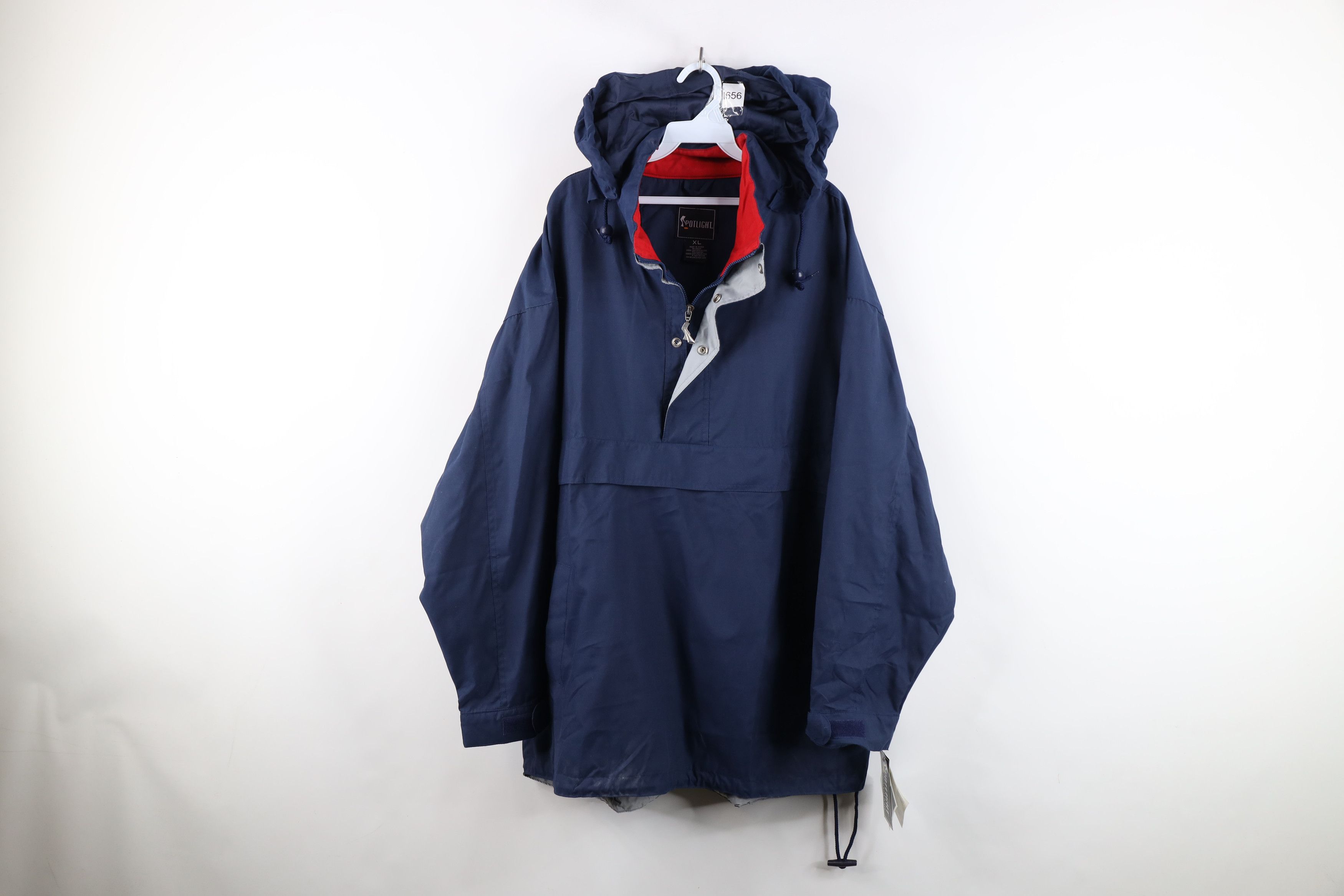 Vintage Deadstock Vintage 90s Streetwear Microfiber Anorak Jacket Size US XL / EU 56 / 4 - 1 Thumbnail