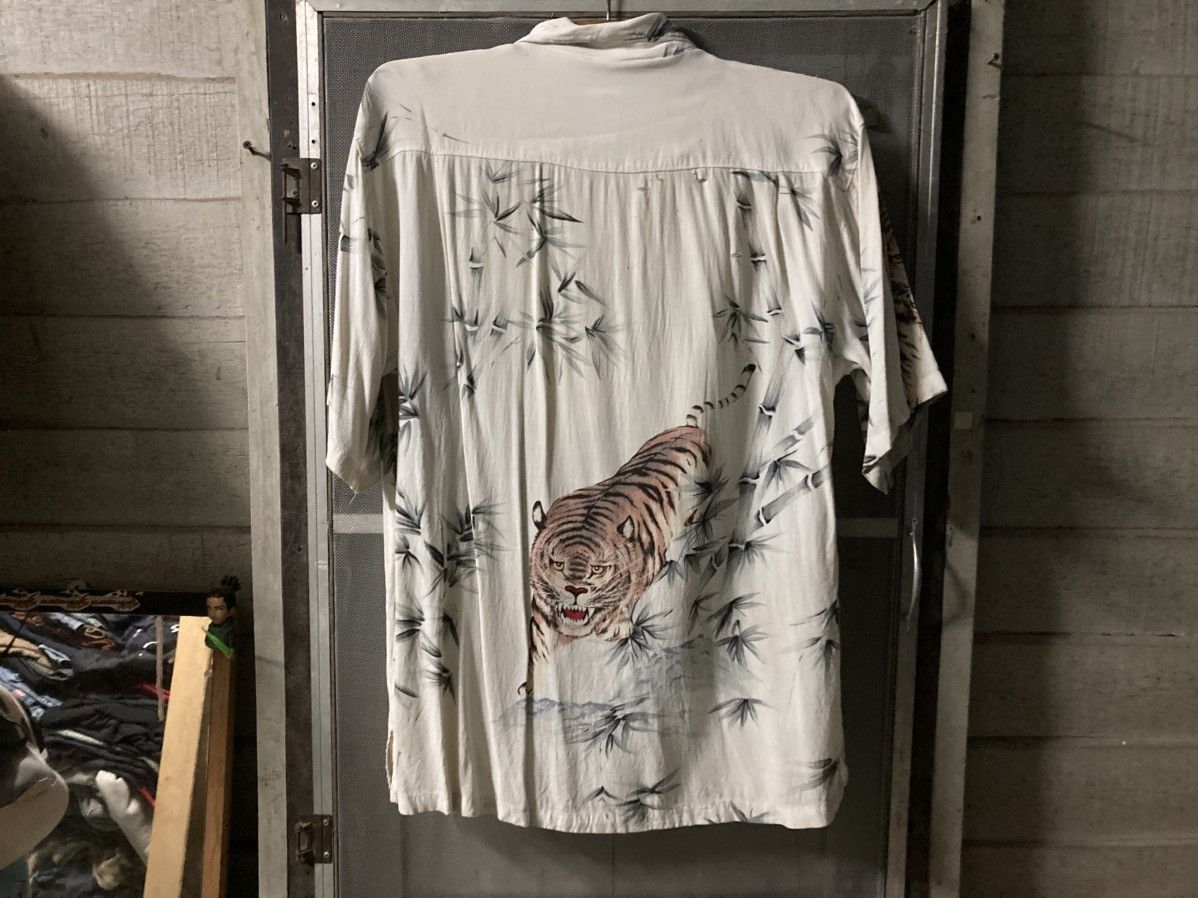 Japanese Brand × Vintage Vintage Hawaii Jungle Sturm Bottom Shirt Size US L / EU 52-54 / 3 - 3 Thumbnail