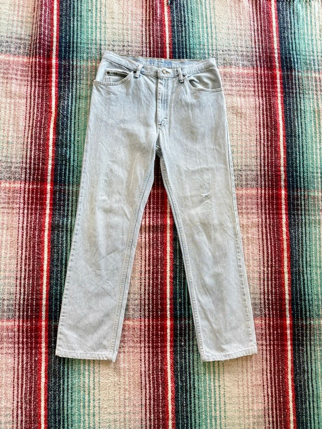 Lee 90s Lee Straight Fit Light Wash Jeans 33x32 Size US 33 - 1 Thumbnail