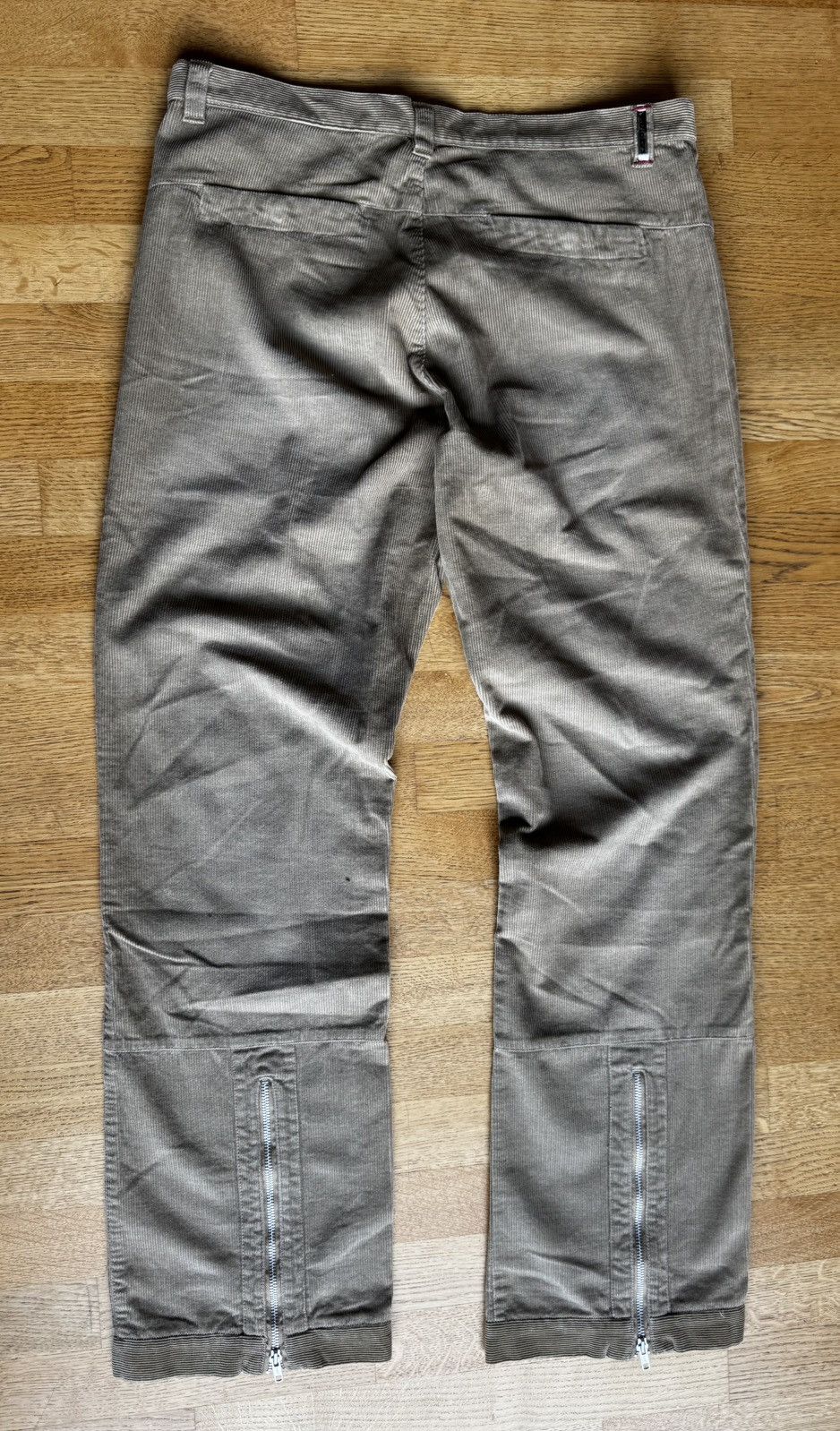 Walter Van Beirendonck NOS 1990’s Early Sabotage Contrast Corduroy Pants Size US 35 - 10 Thumbnail