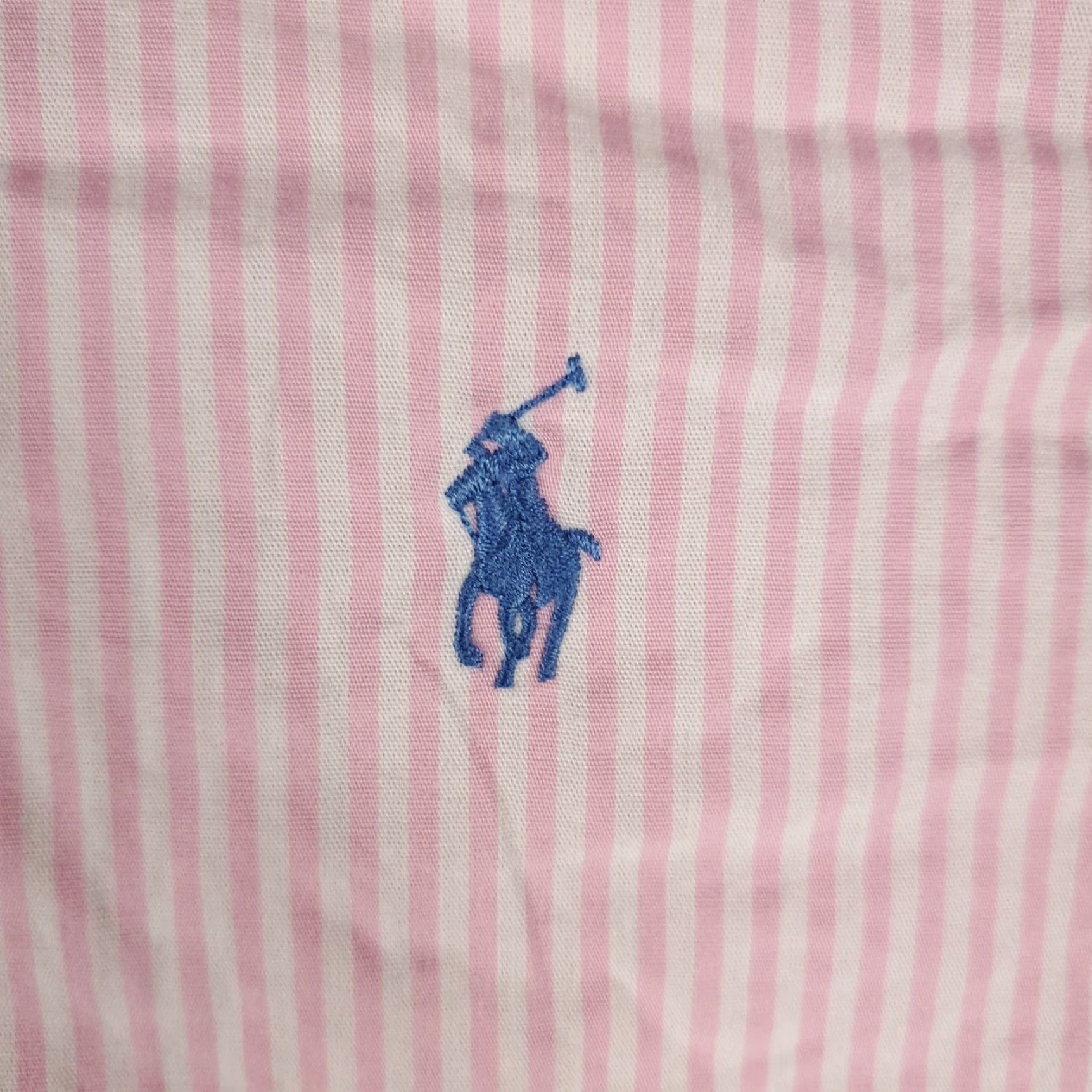 Ralph Lauren VINTAGE Ralph Lauren Shirt Mens 2XL Pink Striped Cotton Button-Up Long Sleeve Classic Preppy Size US XXL / EU 58 / 5 - 3 Thumbnail