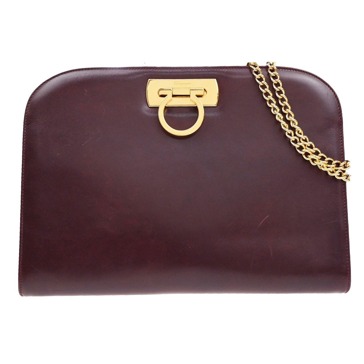Salvatore Ferragamo Salvatore Ferragamo Gancini Chain Shoulder bag Leather Size ONE SIZE - 1 Thumbnail