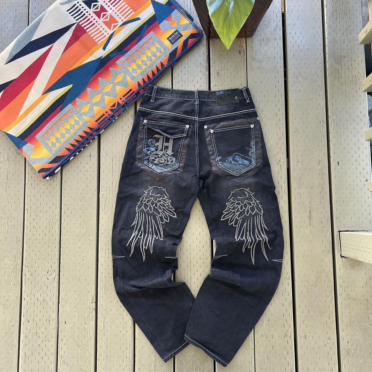 Southpole Crazy Vintage Y2K Southpole Style Cyber Skater Jeans Baggy Size US 30 / EU 46 - 3 Thumbnail