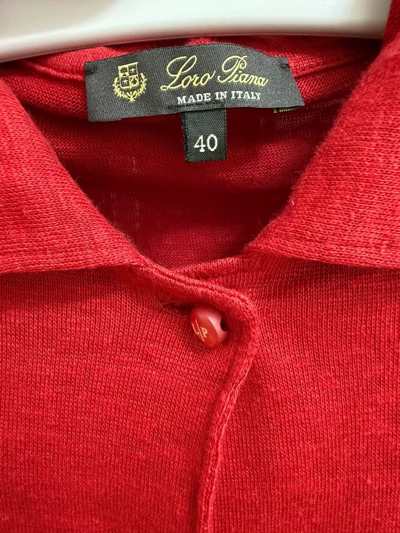 Loro Piana LORO PIANA Linen long sleeves with piping Size XS / US 0-2 / IT 36-38 - 4 Thumbnail