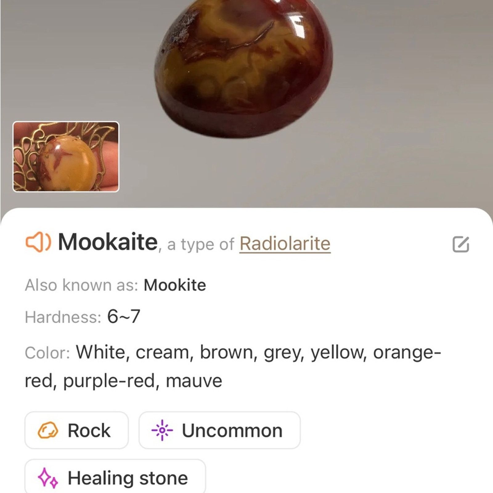 Handmade Handcrafted genuine stone mookaite black onyx necklace Size ONE SIZE - 9 Thumbnail