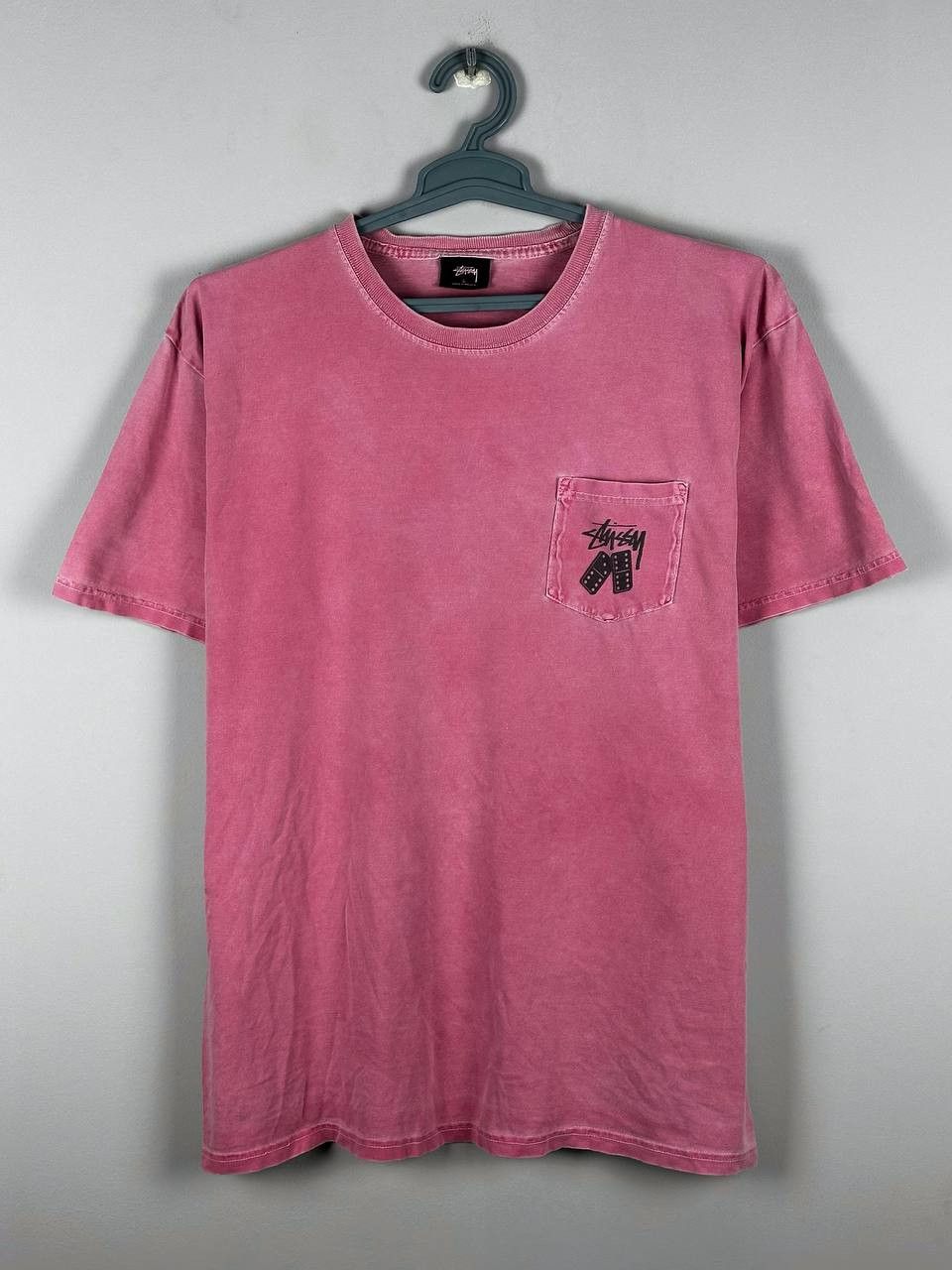 Stussy VINTAGE STUSSY Dominos Garment Dyed Pink Size US L / EU 52-54 / 3 - 2 Thumbnail