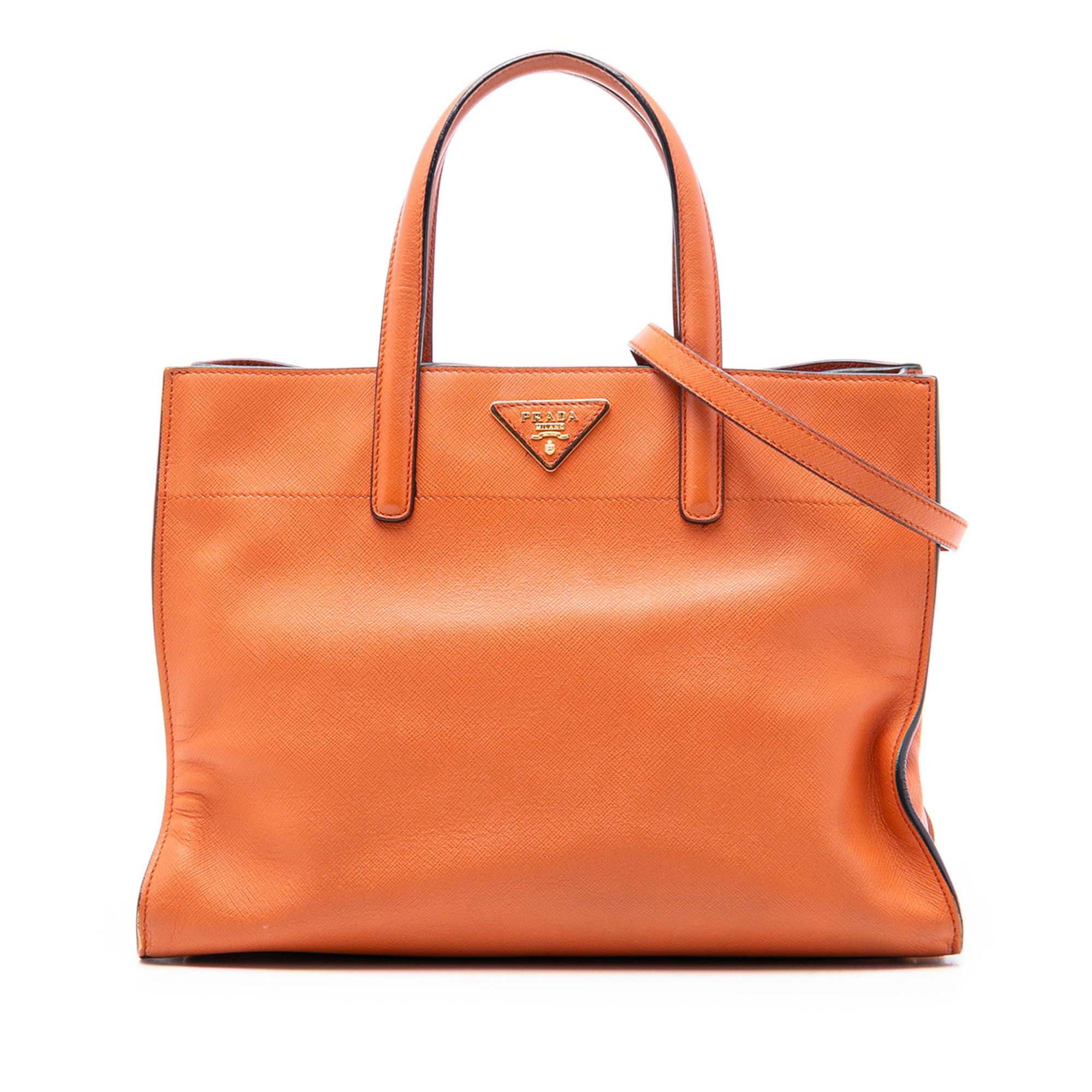 Prada Prada Saffiano Soft Triple Pocket Tote Size ONE SIZE - 1 Thumbnail