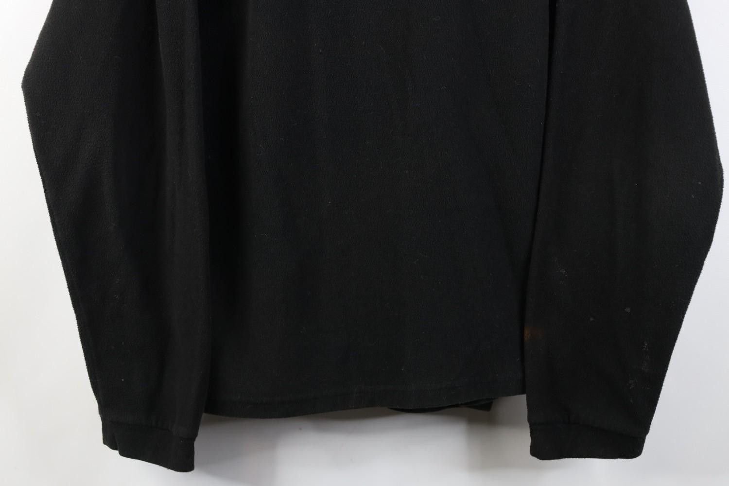 Vintage Vintage 90s Streetwear Distressed Blank Fleece Sweater Black Size US XL / EU 56 / 4 - 3 Thumbnail
