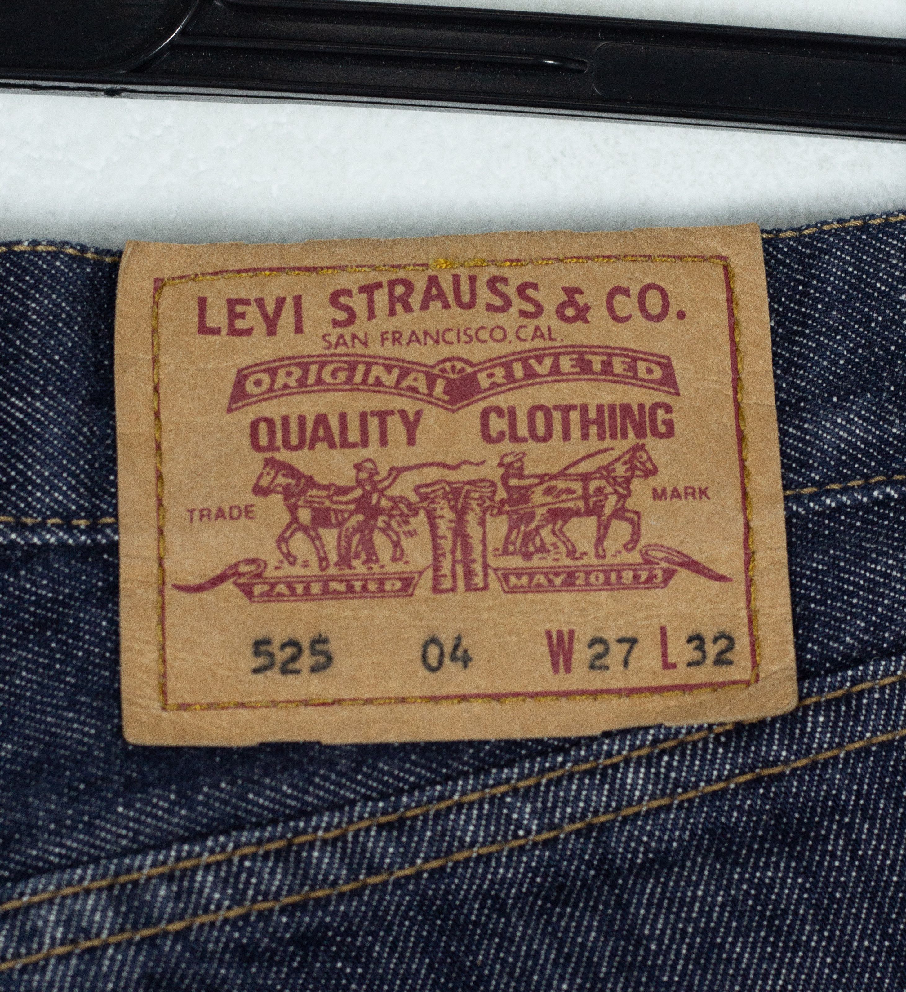 Levi's × Levi's Vintage Clothing × Vintage Vintage Levis 525 Denim Flare Jeans Pants Y2K Size 27" / US 4 / IT 40 - 8 Thumbnail