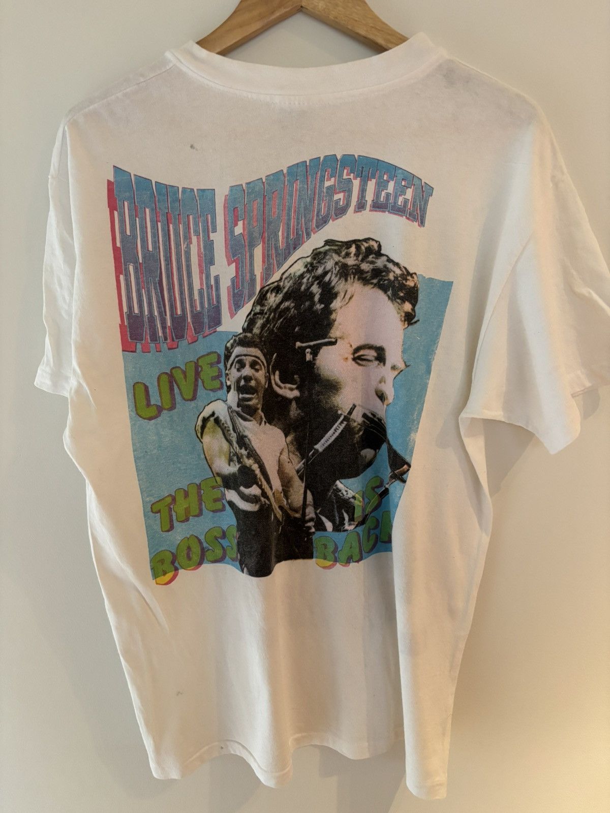 Hanes 1992 Vintage Bruce Springsteen Lucky Town Tee Size US L / EU 52-54 / 3 - 2 Thumbnail