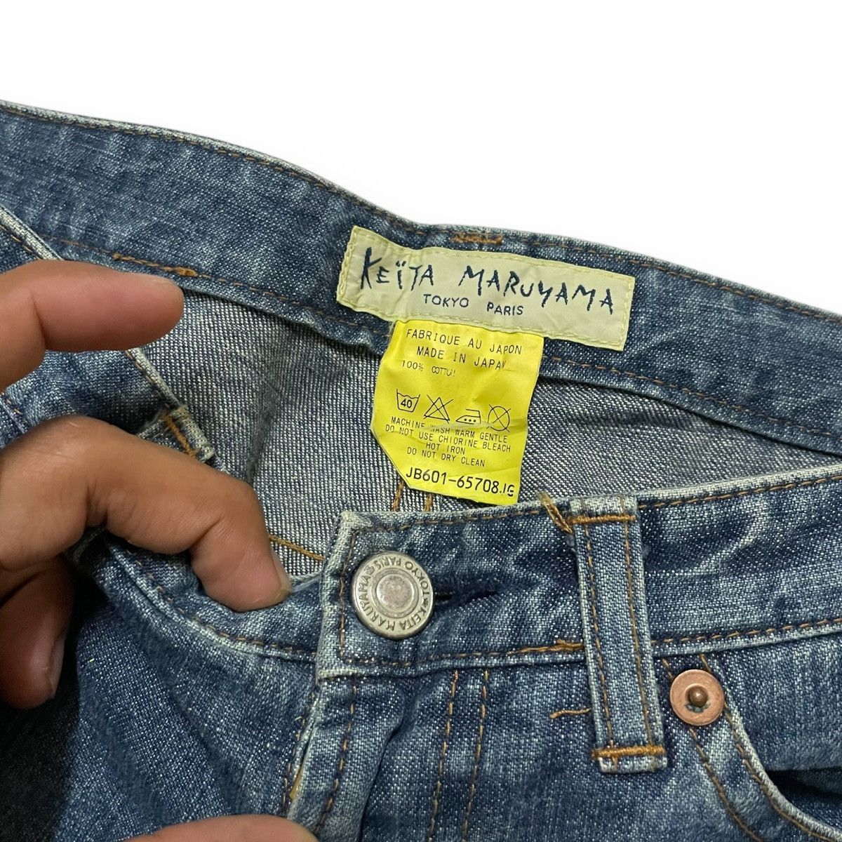 14th Addiction ORIGINAL JAPANESE BRAND KEITA MARUYAMA TOKYO PARIS (30×37) Size US 30 / EU 46 - 7 Thumbnail