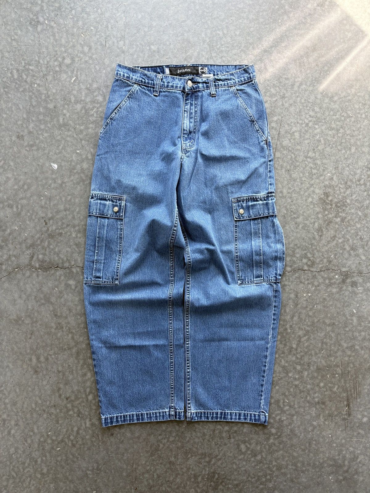 Levi's Vintage 90s Levis Silvertab Cargo Jeans 31x32 Baggy Skater Size US 31 - 1 Thumbnail