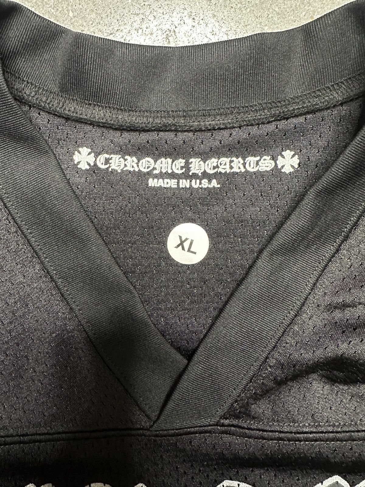 Chrome Hearts Chrome Hearts Stadium Mesh L/S Warm Up Jersey Size US XL / EU 56 / 4 - 5 Thumbnail