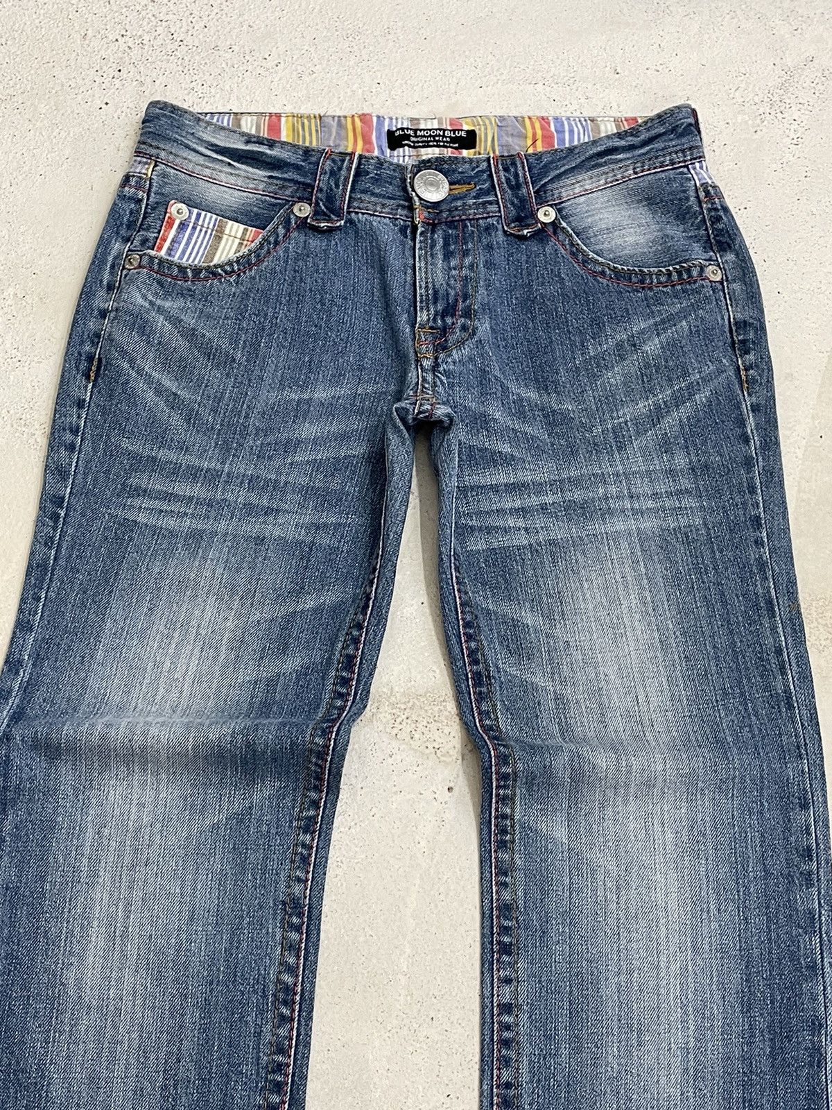 Hysteric Glamour Blue Moon Blue Embroidery Signature Design Surf Y2K Style Size US 28 / EU 44 - 7 Thumbnail