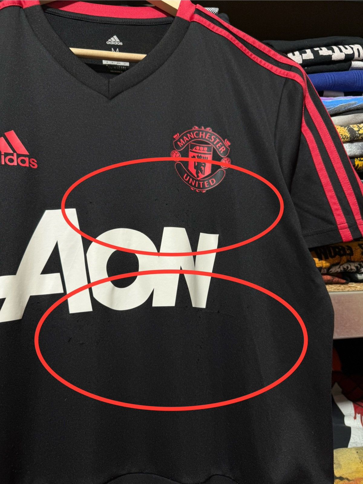 Adidas Adidas Manchester United 2018 2019 Training Soccer Jersey Size US M / EU 48-50 / 2 - 10 Thumbnail