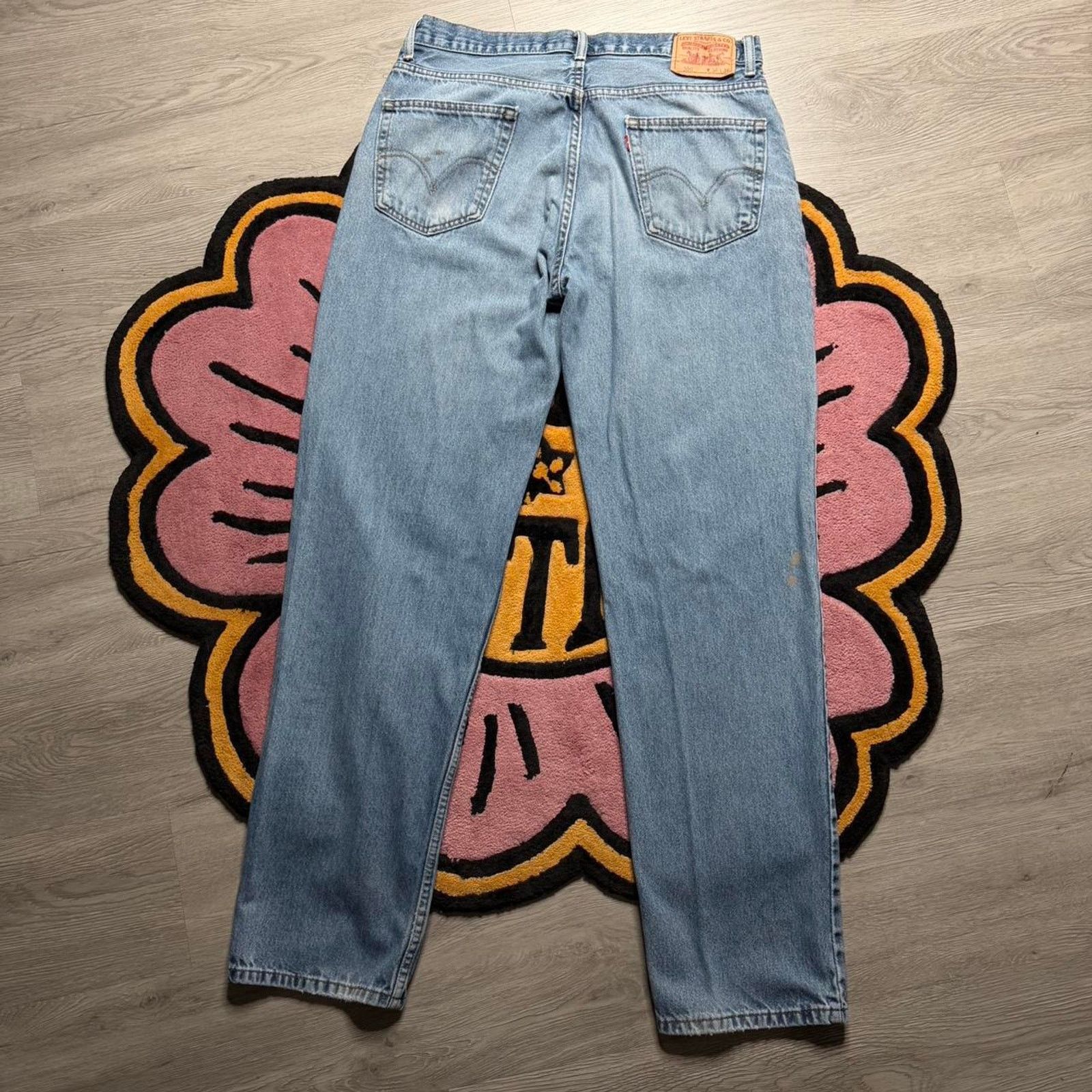 Levi's × Vintage Vintage Y2K Levi’s Strauss 550 Relaxed Straight Denim Jeans Size US 36 / EU 52 - 7 Thumbnail
