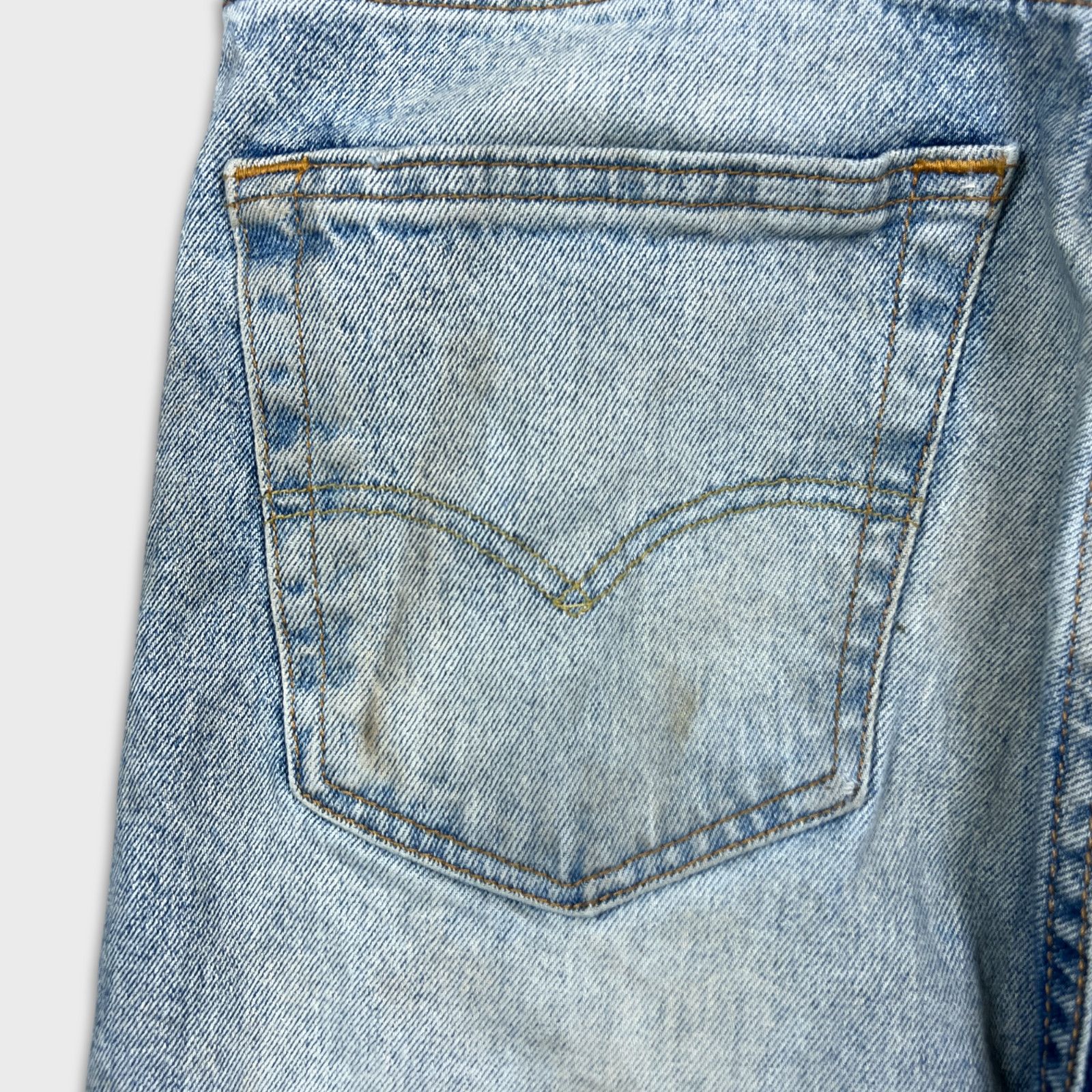 Levi's × Vintage Levi's 501 Jeans 31x32 Original Straight Distress Denim Pant Size US 31 - 10 Thumbnail