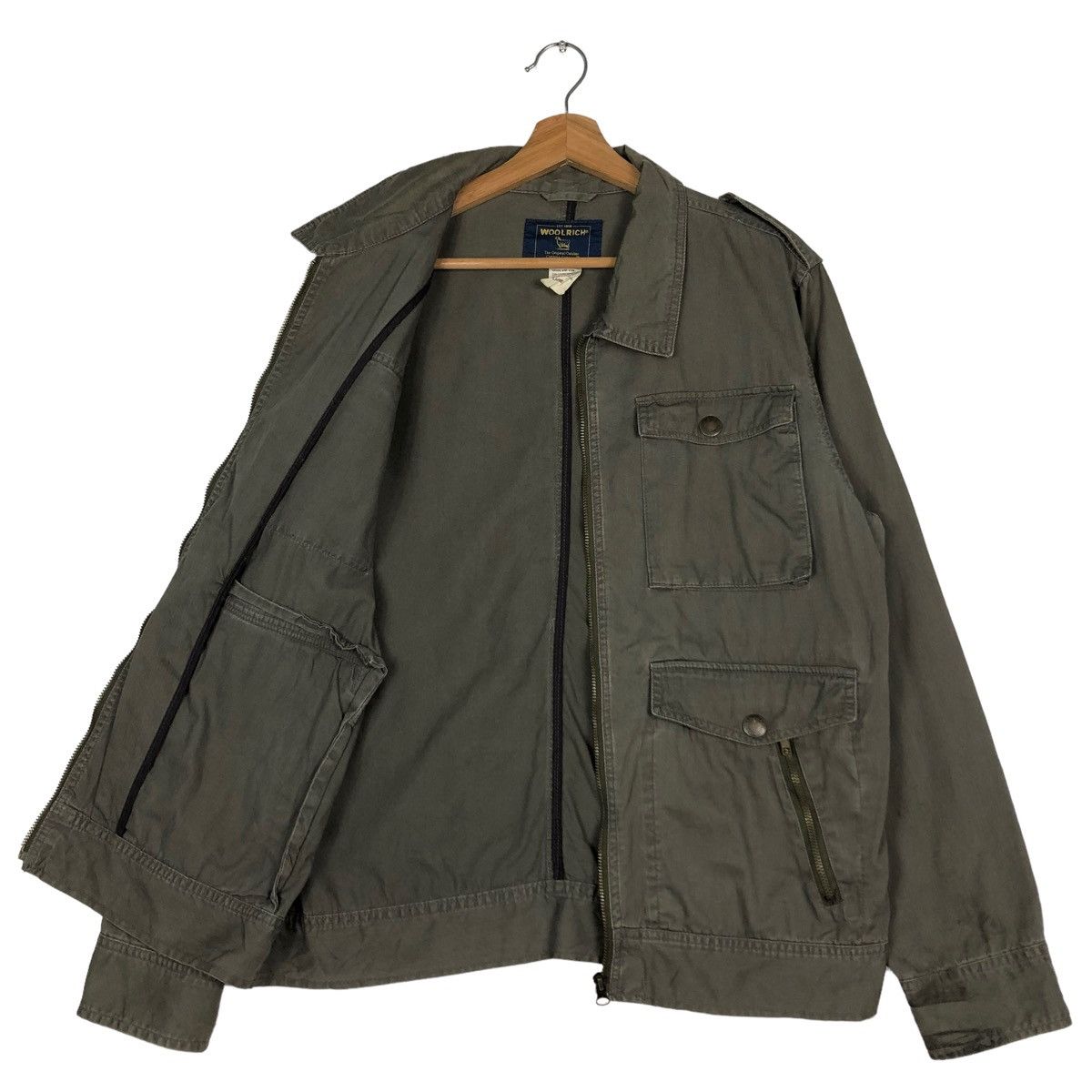 Japanese Brand 🔥VINTAGE CARGO BIKER MULTI POCKET JACKET WOOLRICH JAPAN Size US L / EU 52-54 / 3 - 11 Thumbnail