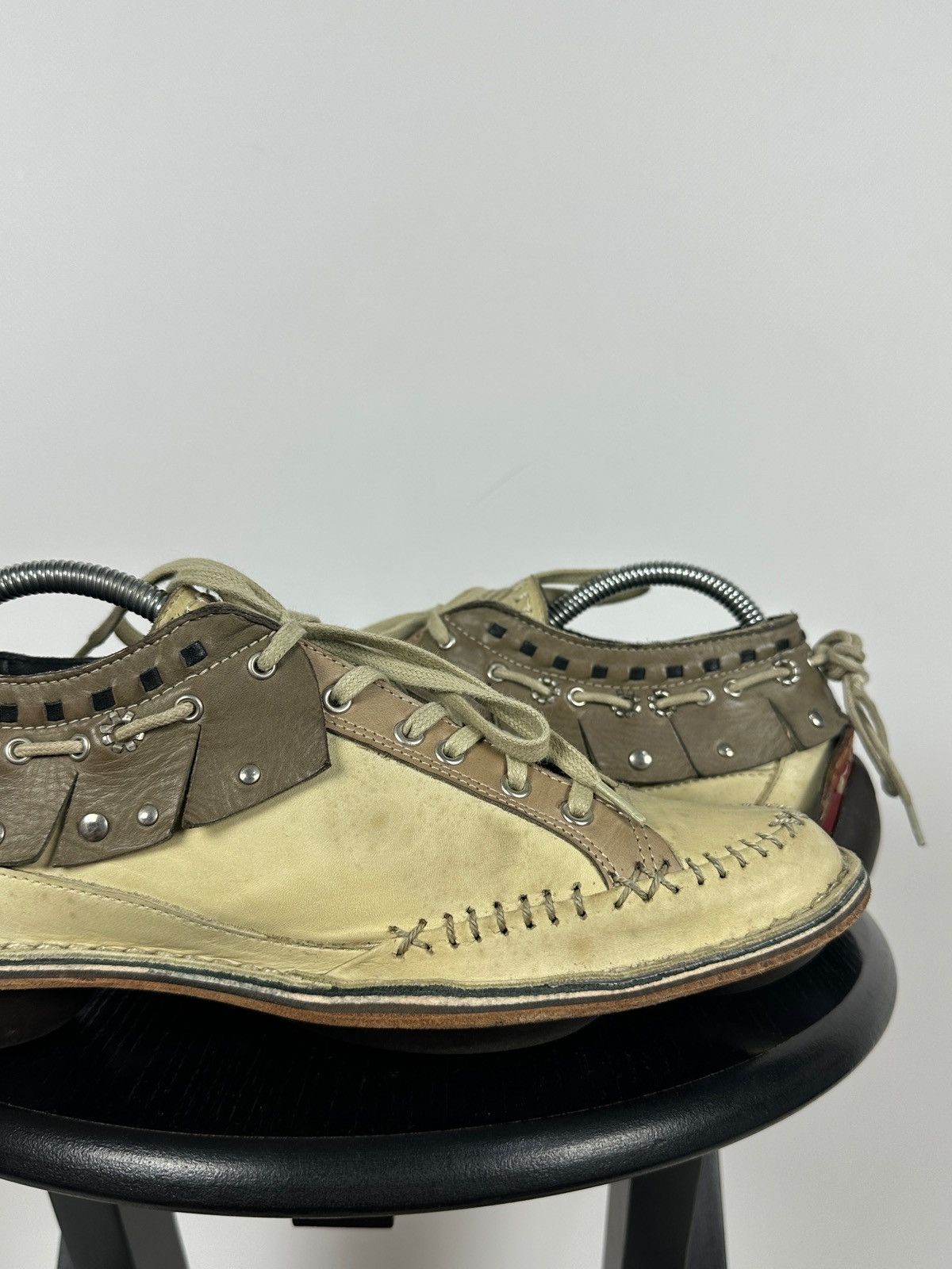Marithe + Francois Girbaud Vintage Marithé + François Girbaud Leather Moccasin Shoes Size US 7 / EU 40 - 19 Thumbnail