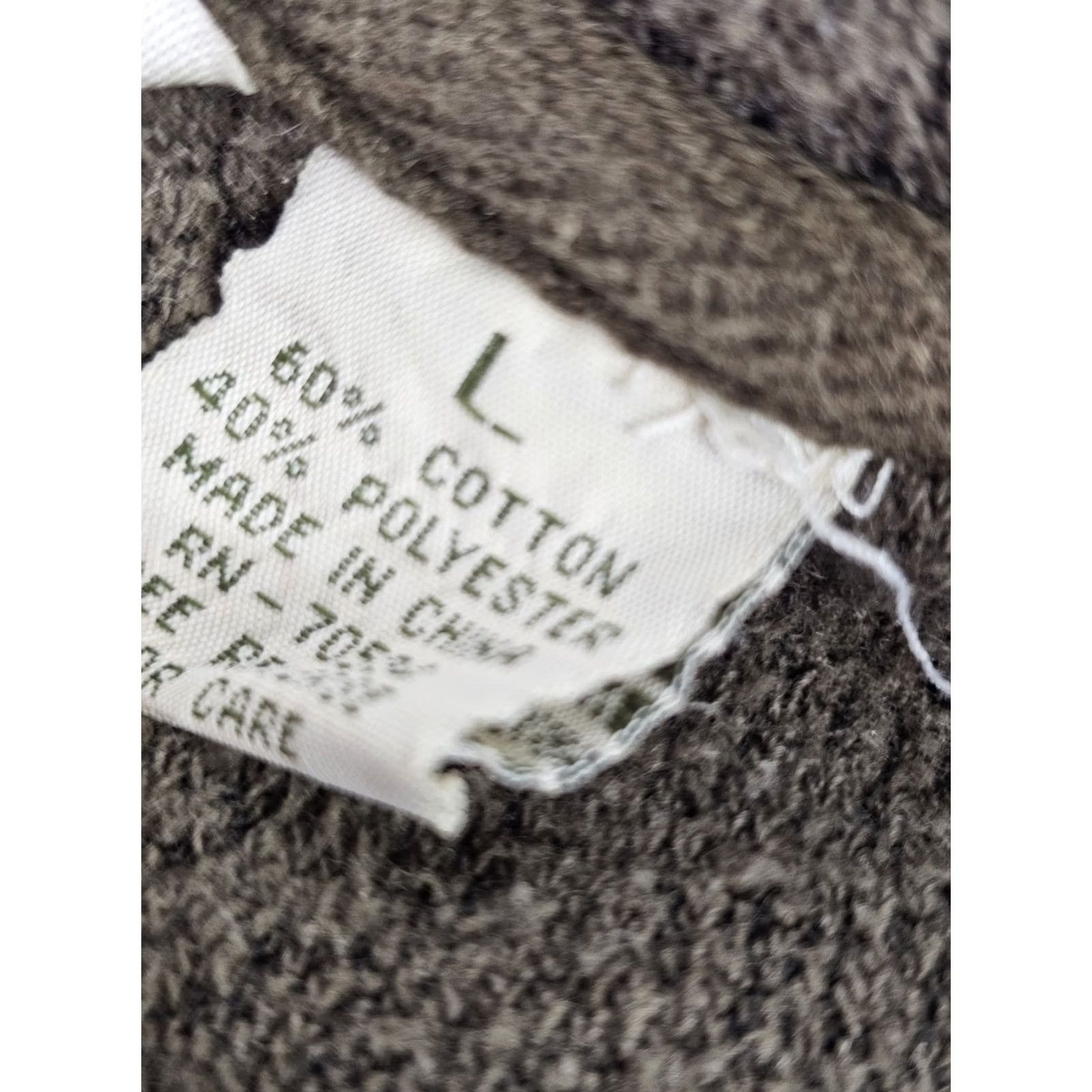 Orvis Orvis Sweater Mens L 1/4 Zip Fleece Mock Neck Gray Green Heather Pullover cardigan? Size US L / EU 52-54 / 3 - 3 Thumbnail