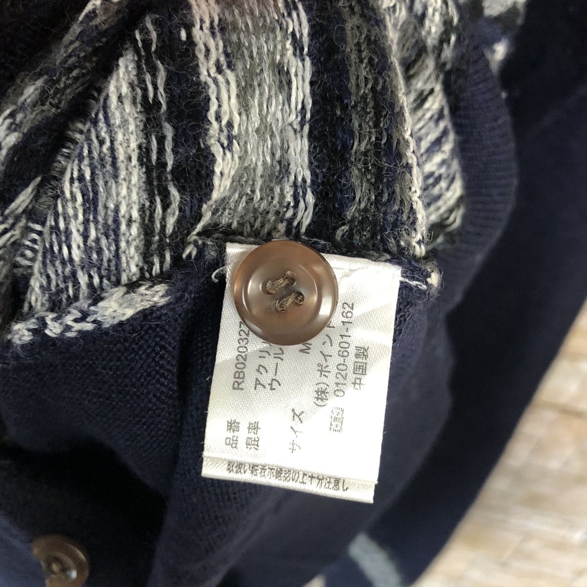 Other Rage Blue Dark Blue Cardigan knitwear #A461 Size US S / EU 44-46 / 1 - 11 Thumbnail